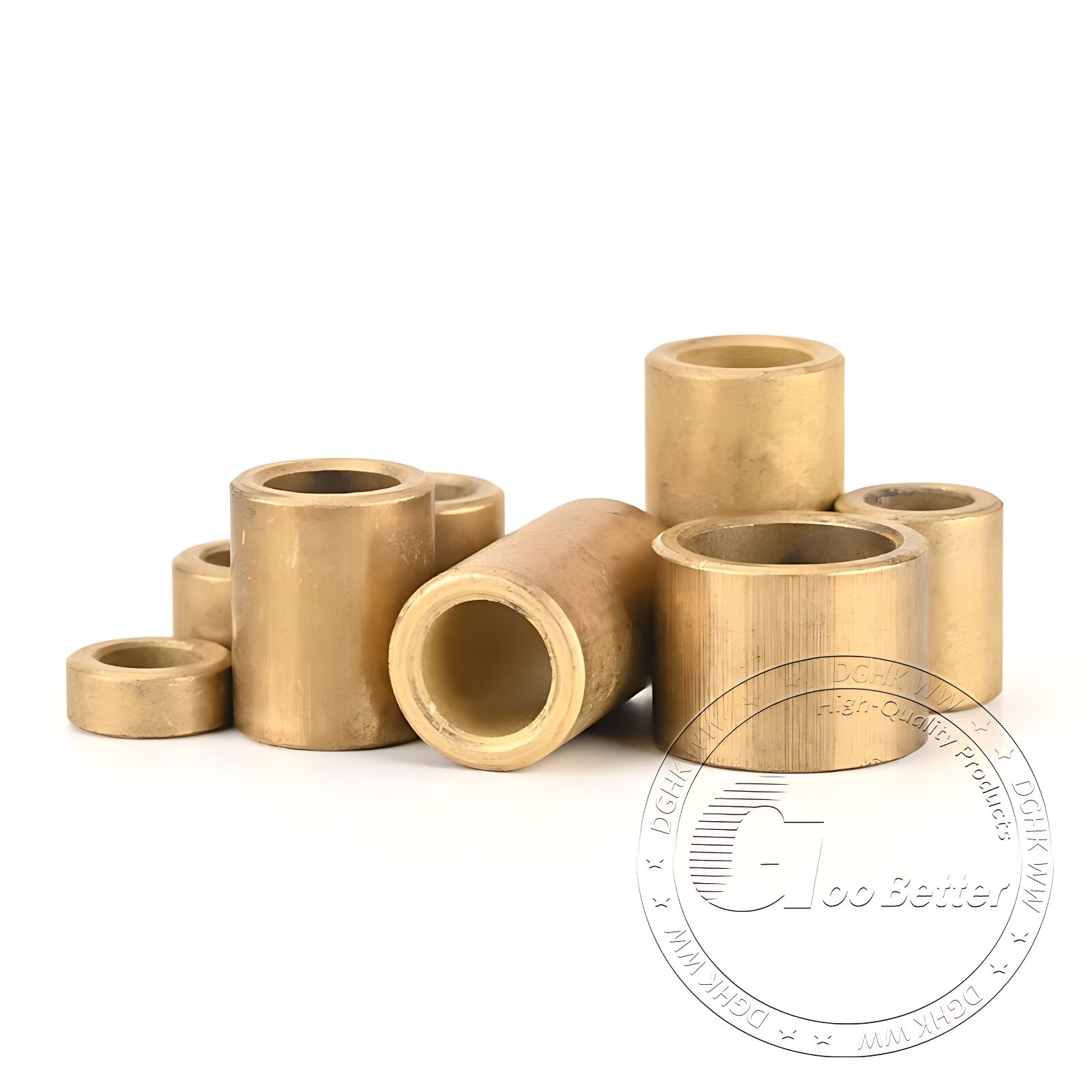 Metric Oilite Plain Bronze Sintered Bearing Bushe Series Self Lubricating Sleeve