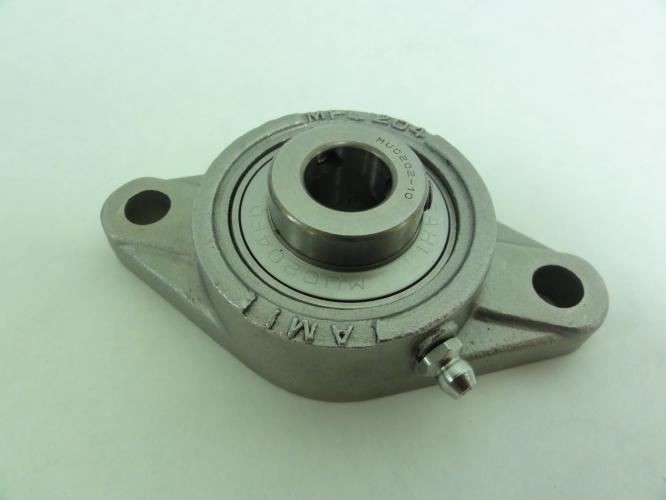 185963 Old-Stock; AMI MUCFL202-10 2-Bolt Flange-Mount Bearing Unit; 0.625″