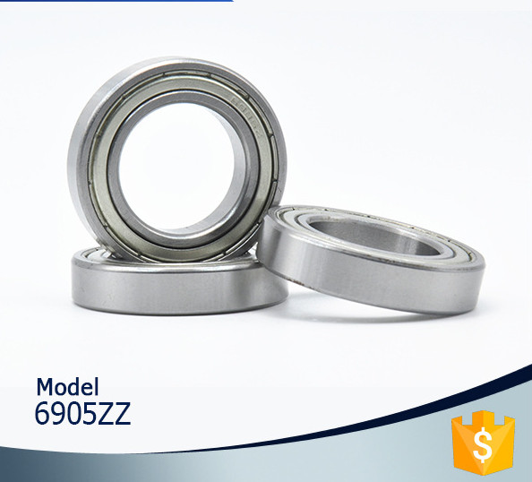 6905 ZZ Ball Bearing ABEC-1 25*42*9 mm 5PCS Metric Thin Section 6905 2Z 61905