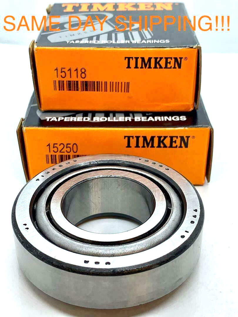 TIMKEN MADE IN USA 15118 15250 TAPERED ROLLER BEARING 1.1895×2.5×0.8125″