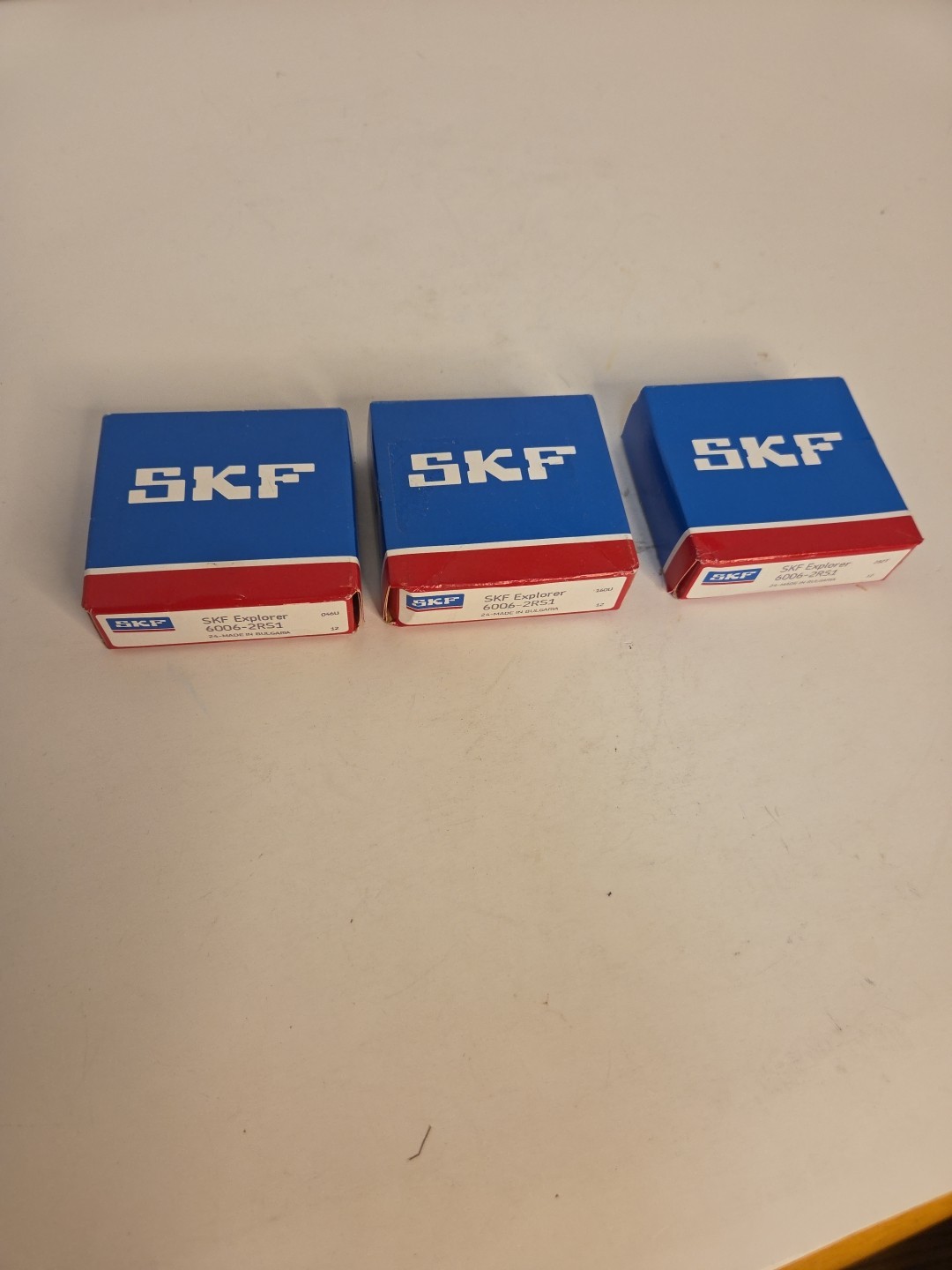 SKF EXPLORER Deep Groove Ball Bearing 6006-2RS1 Lot of 3
