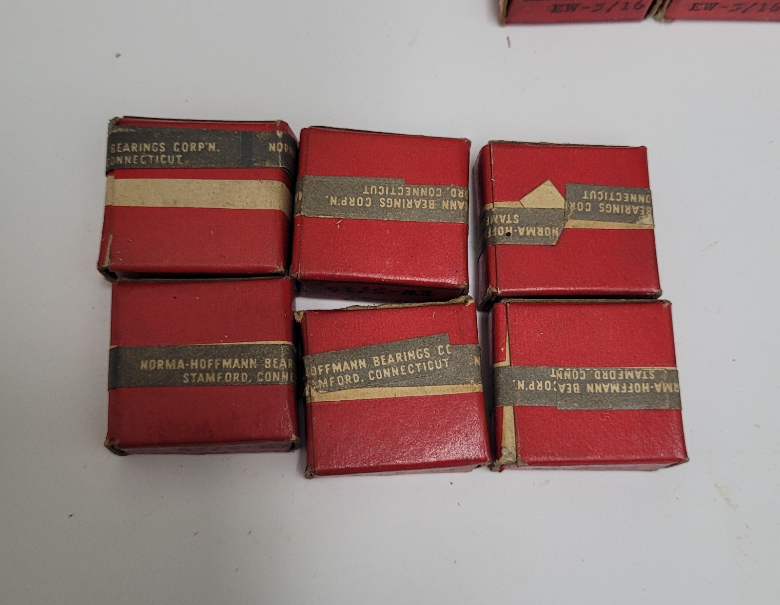 20 Norma Hoffmann Bearings EW-5/16 Lot 3/4” with 5/16” Bore – in NOS Boxes