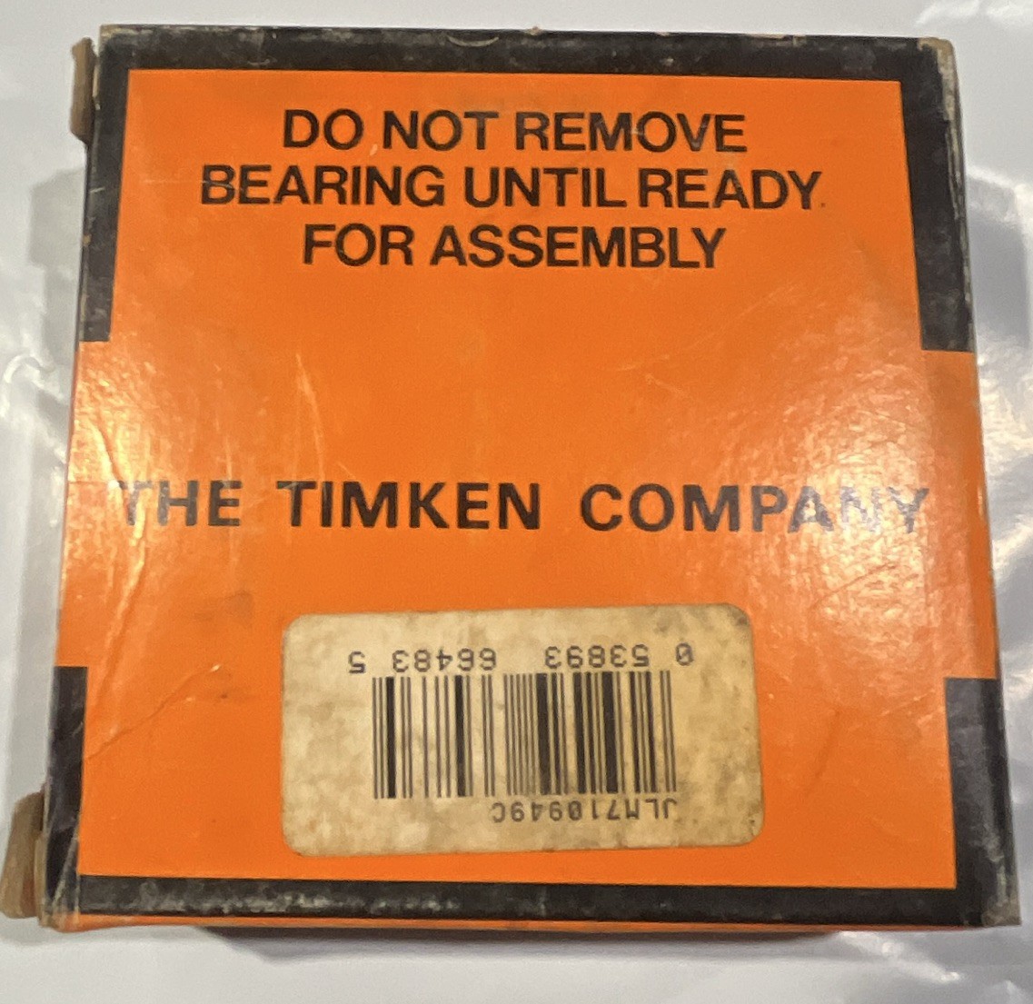 Timken Tapered Roller Bearing JLM710949C 34.925×65.088×16.51mm Steel