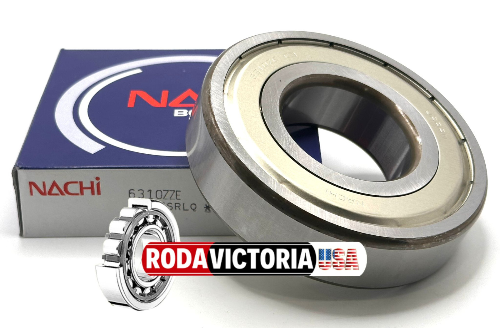 NACHI 6310 ZZ CM DEEP GROOVE BALL BEARING, METAL SHIELDED 50x110x27mm