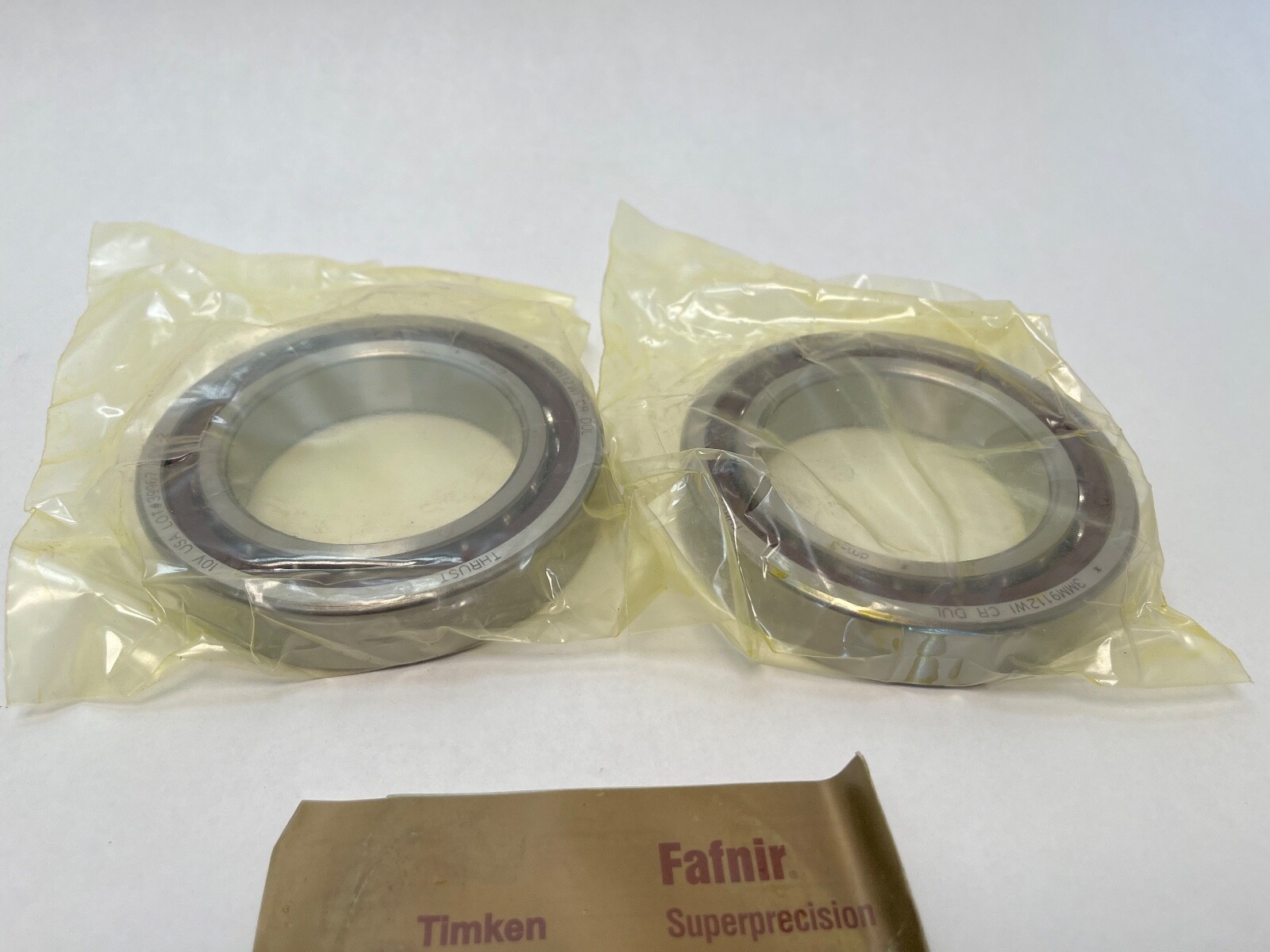 Fafnir 3MM9112WI-DUL Bearing 60x95x18 mm 7012A 3MM 9112 WI CR DUL USA 2 Pcs