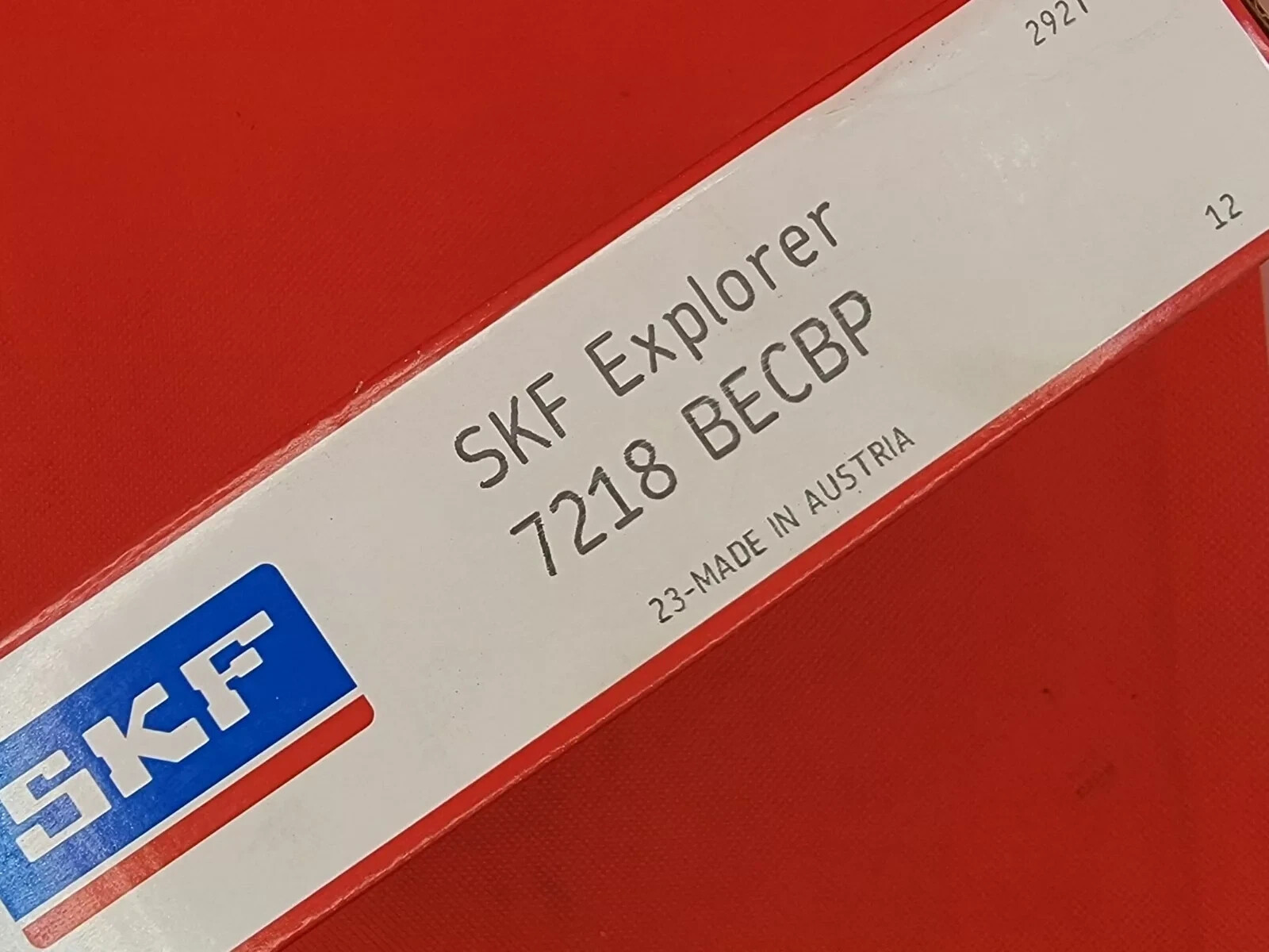 1PC SKF 7218 BECBP single row angular contact ball bearing