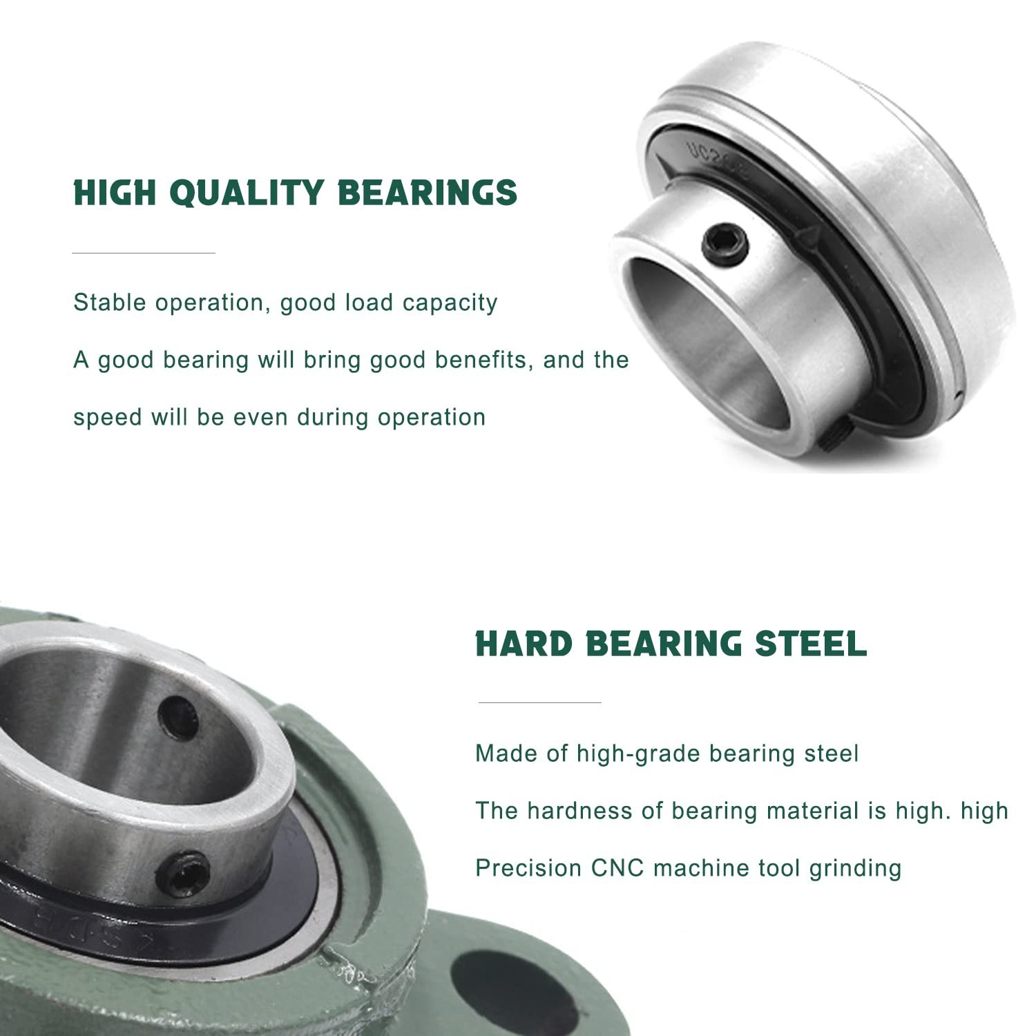 UCFL204-12 Pillow Block Bearing – Pack of 6 Flange Mounted Pillow Block Beari…