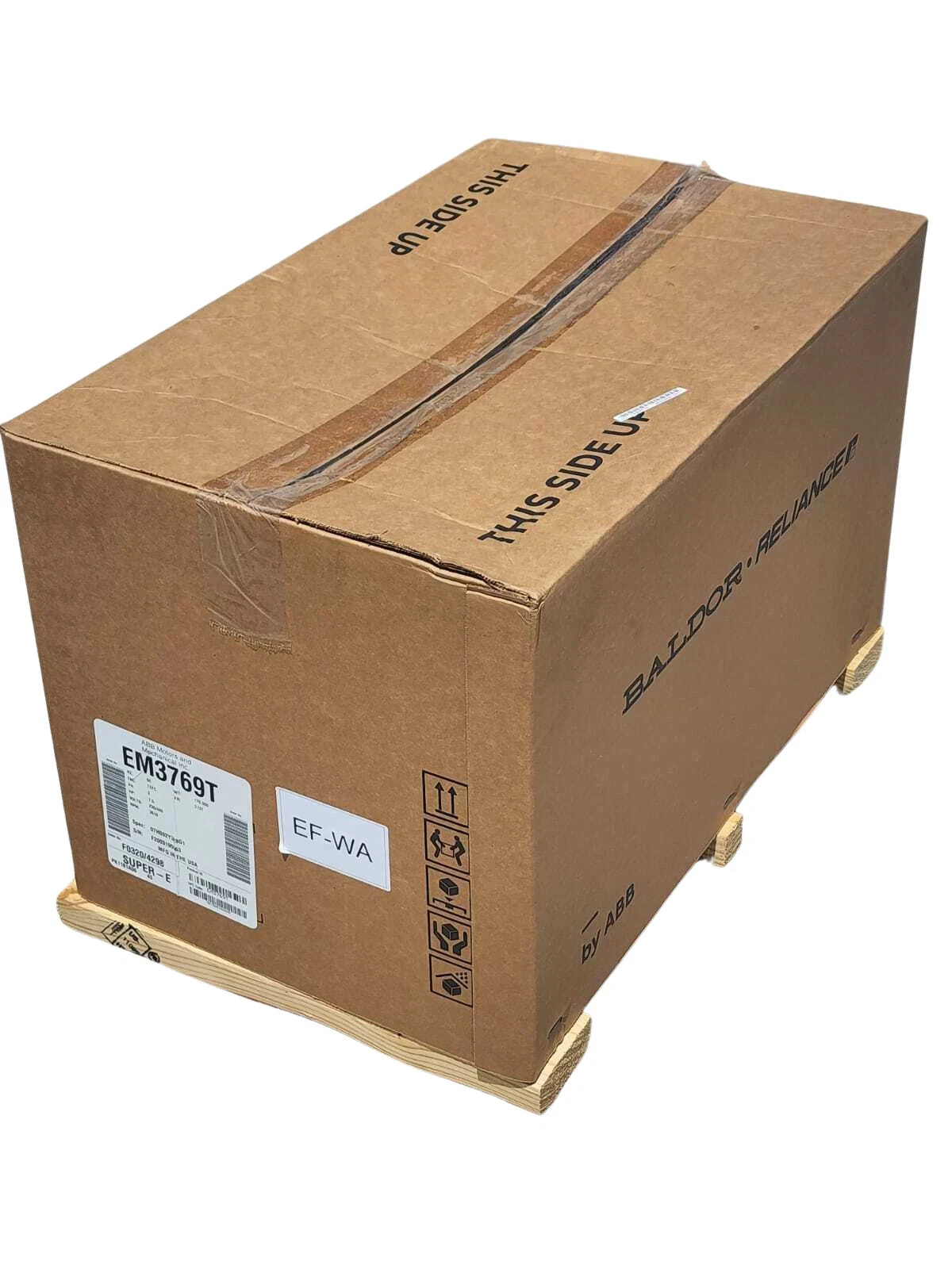 ABB Baldor EM3769T 7.5HP 3500RPM 3PH TEFC Industrial Motor 213T