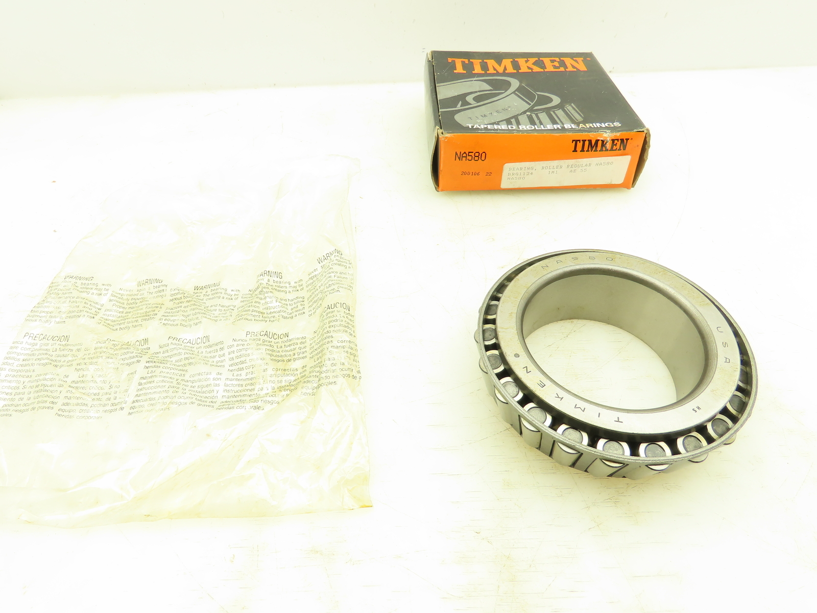 Timken NA580 Tapered Roller Bearing Cone 3.25″ ID 1.625″ Cone Width