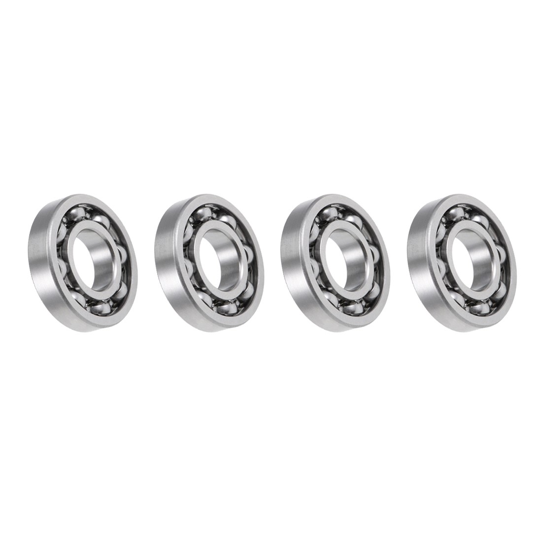 10PACK R8 Deep Groove Ball Bearings Open Type Chrome Steel Z2 1/2″x1-1/8″x1/4″