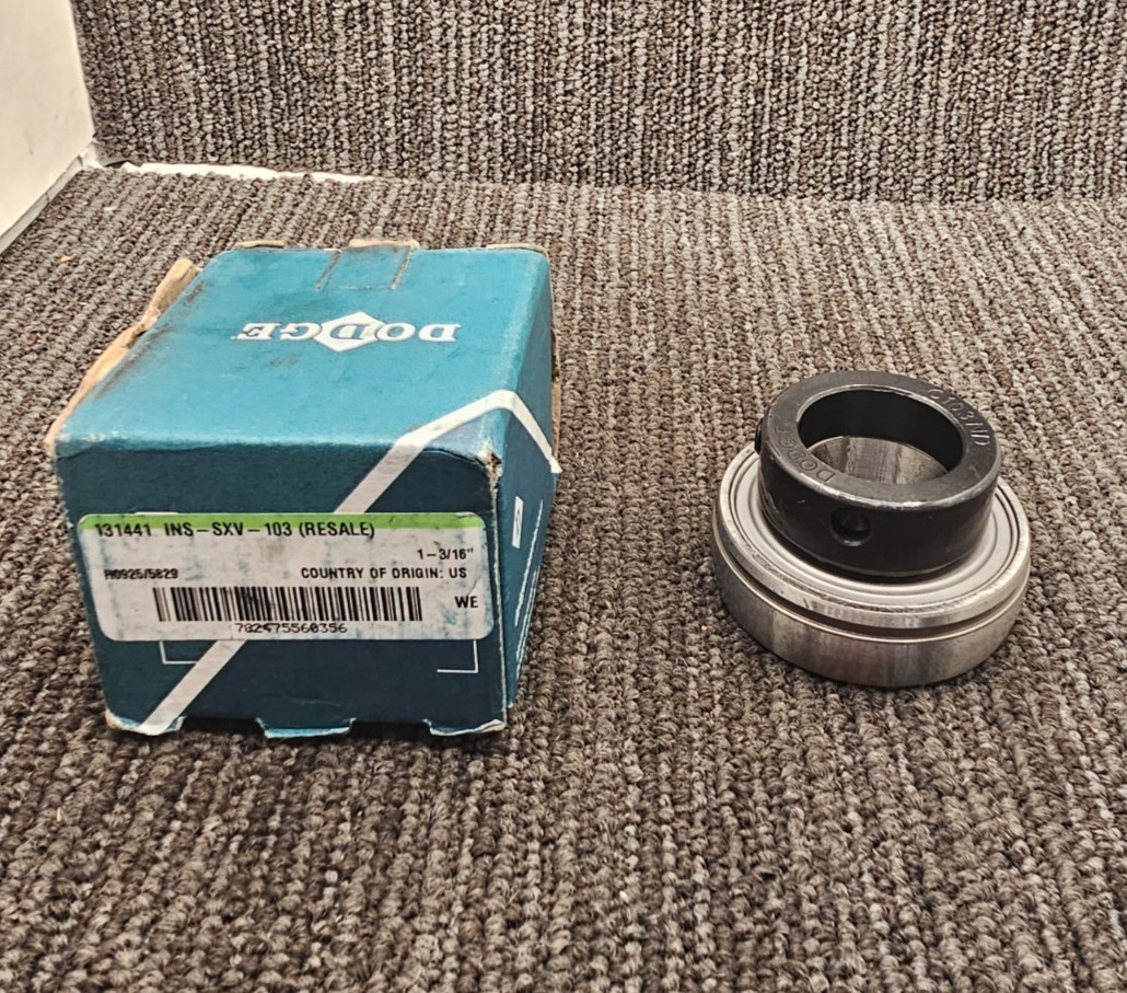 DODGE 131441 INS-SXV-103: 1-3/16″ Bore Dia. Ball Bearing Insert 2.4409″ OD