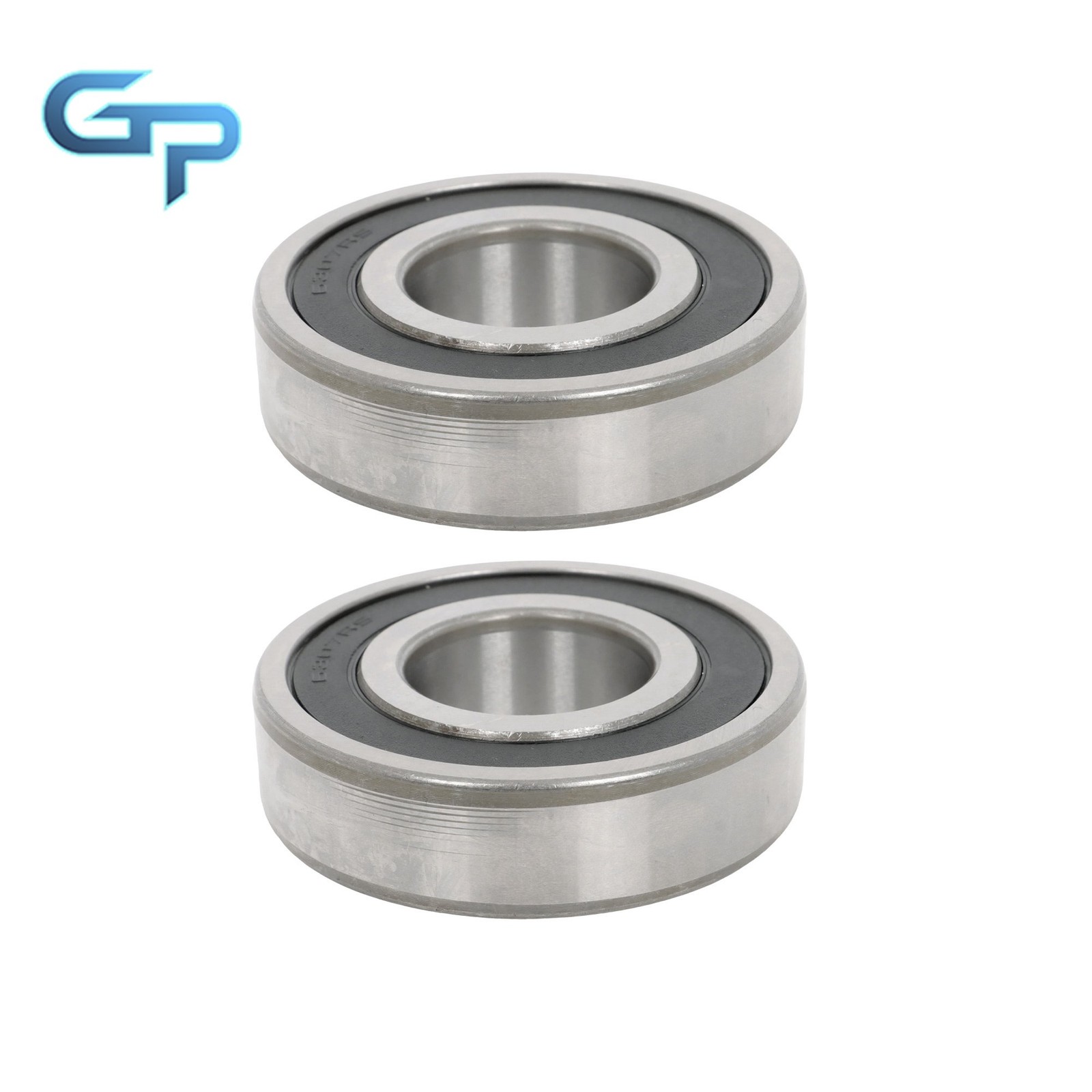 6307 2RS Double Sealed Ball Bearing 35x80x21mm 2 Pieces Low Friction