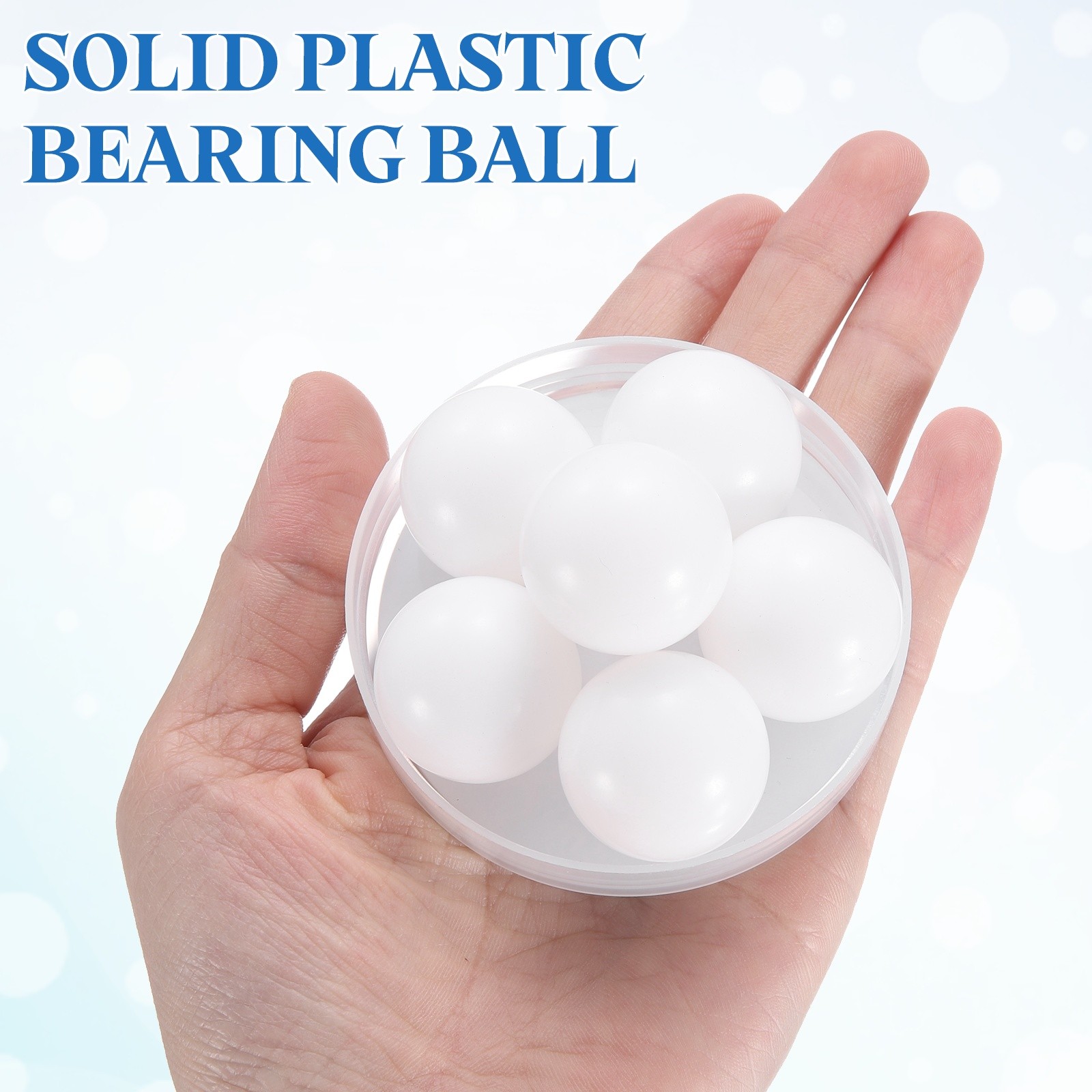 10 Pcs 1″ 25.4mm POM Bearing Balls INDUSTRIAL Solid Plastic Bearing Ball