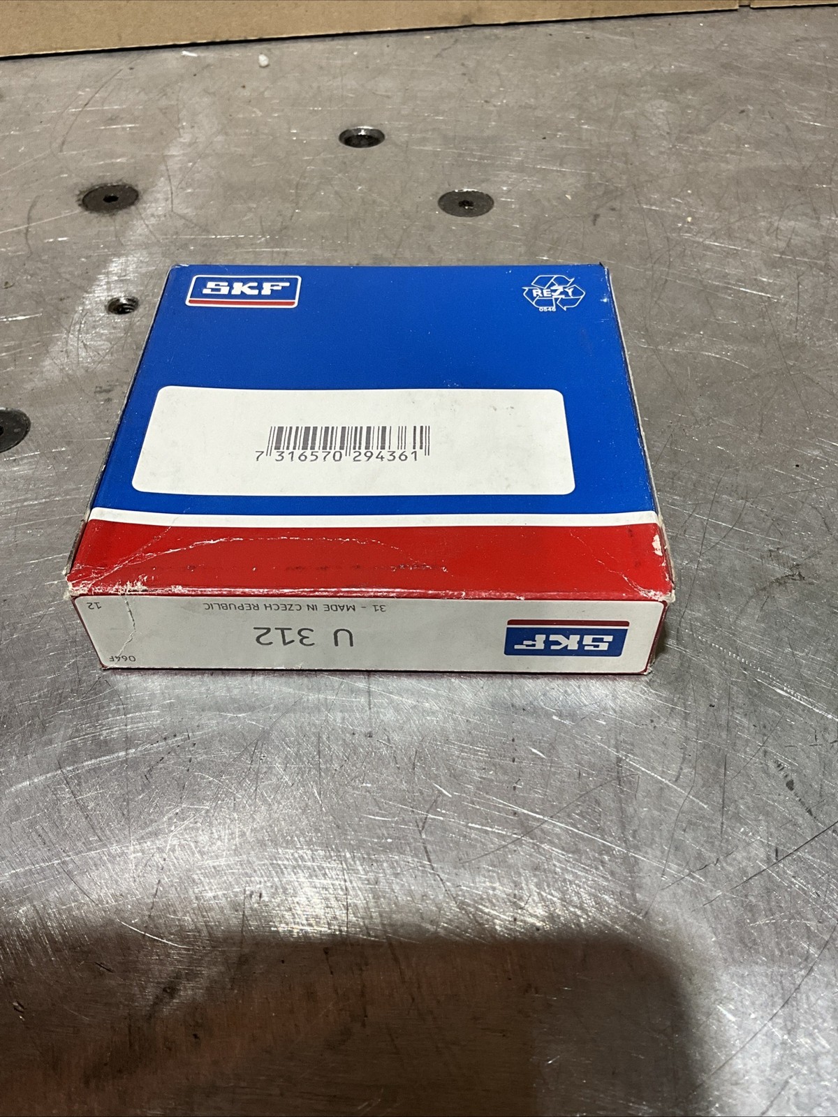 SKF U 312 Ball Thrust Bearing Seating Washer U312 NOS