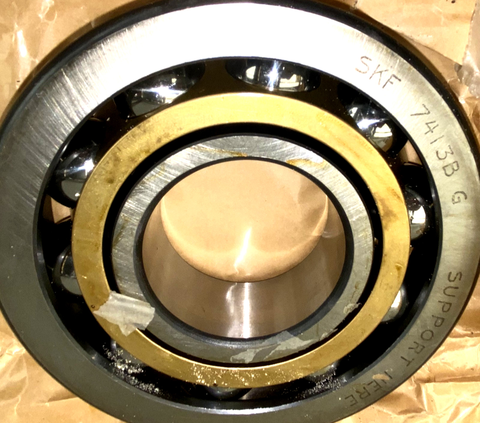 SKF 7214 BECBM 70mm X 125mm X 24mm Angular Contact Bearing Made in USA