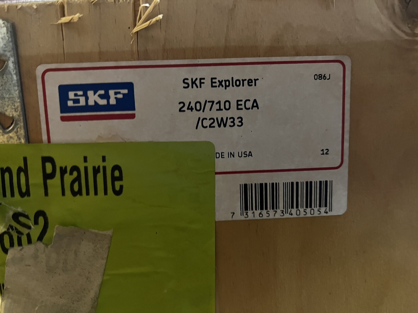 SKF ECA/32W33 Spherical Roller Bearing 2007-03-00006B 240/710