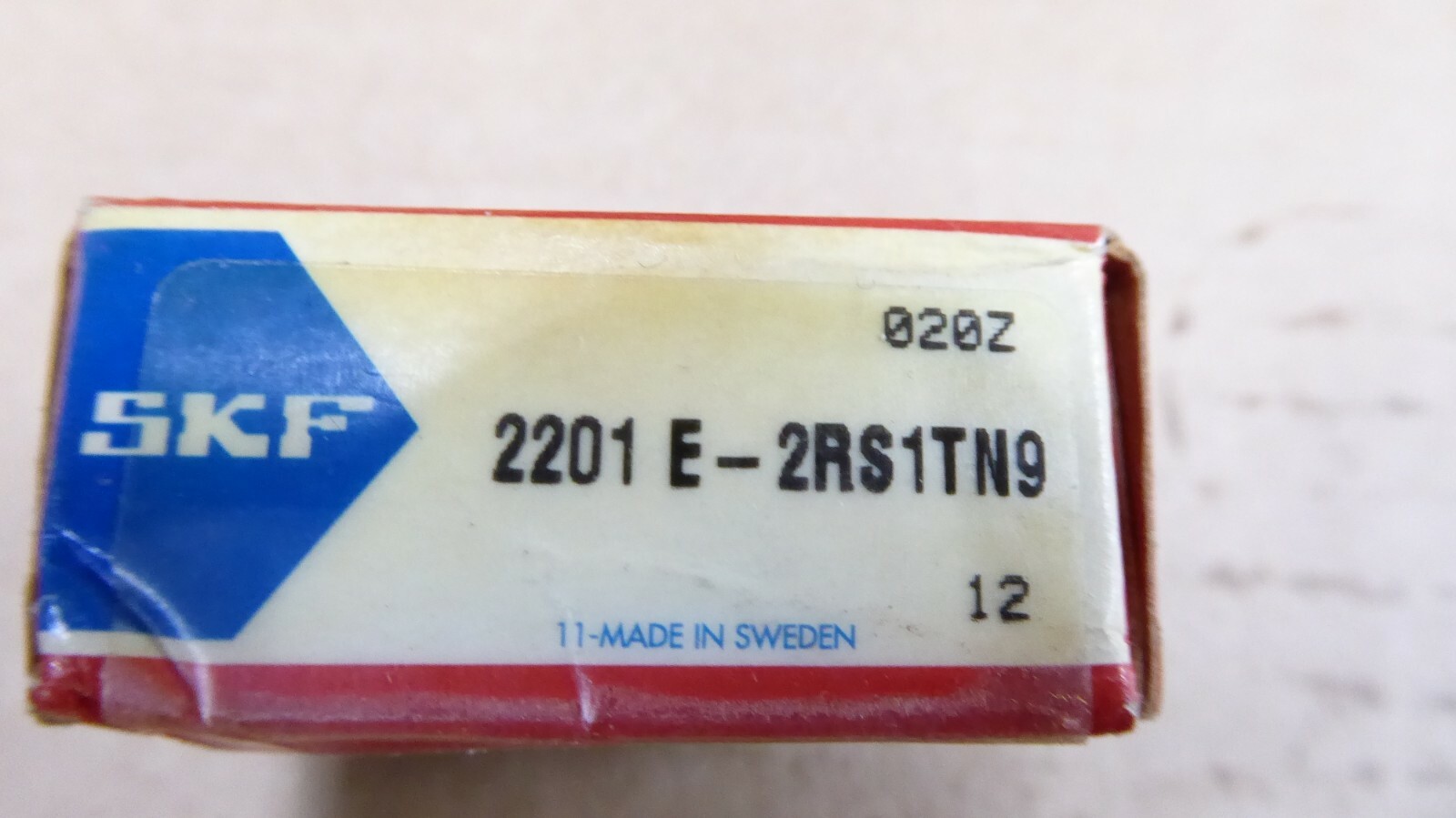 SKF 2201 E-2RS1TN9 Self Aligining Ball Bearing 12mm x 32mm x 14mm New
