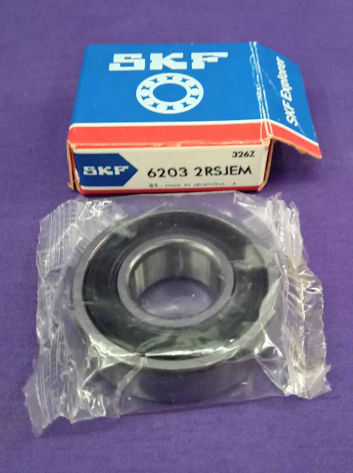 SKF 6203 2RS JEM GROOVE BALL BEARING 6203 2RSJEM