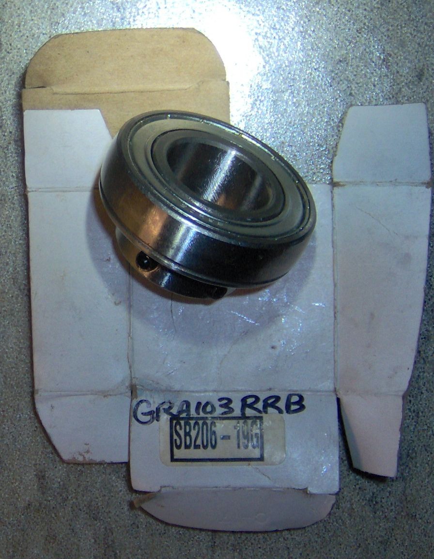 SB206-19G Insert Bearing 1-3/16″ Bore w/2 Set Screws New