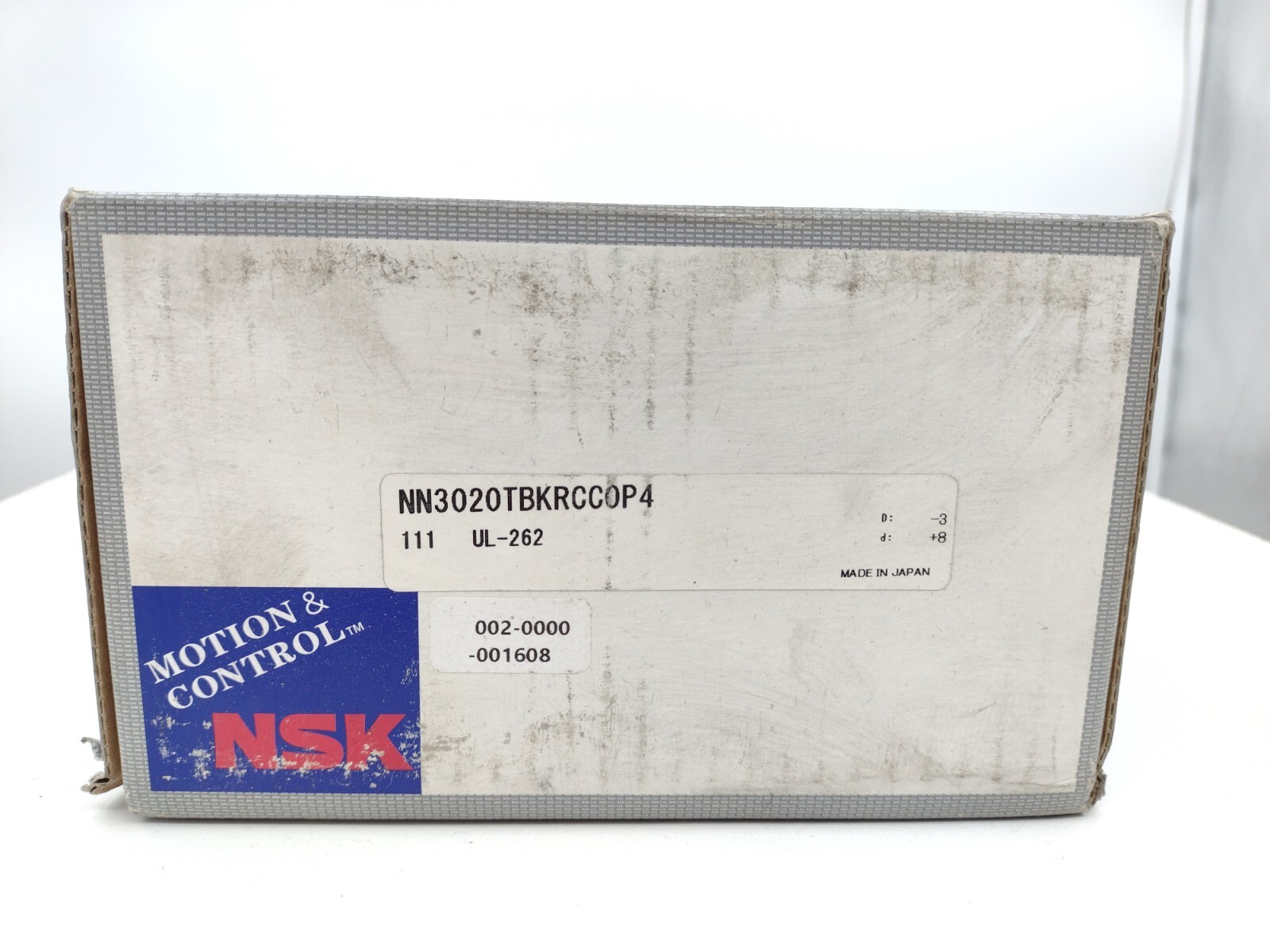 * NSK NN 3020 TBKRCCOP4 Cylindrical Roller Bearing