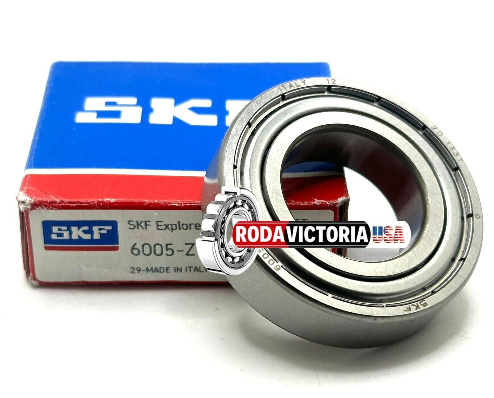 SKF 6005 Z/C3 BALL BEARING, METAL SHIELDED ONE SIDE 25x47x12mm
