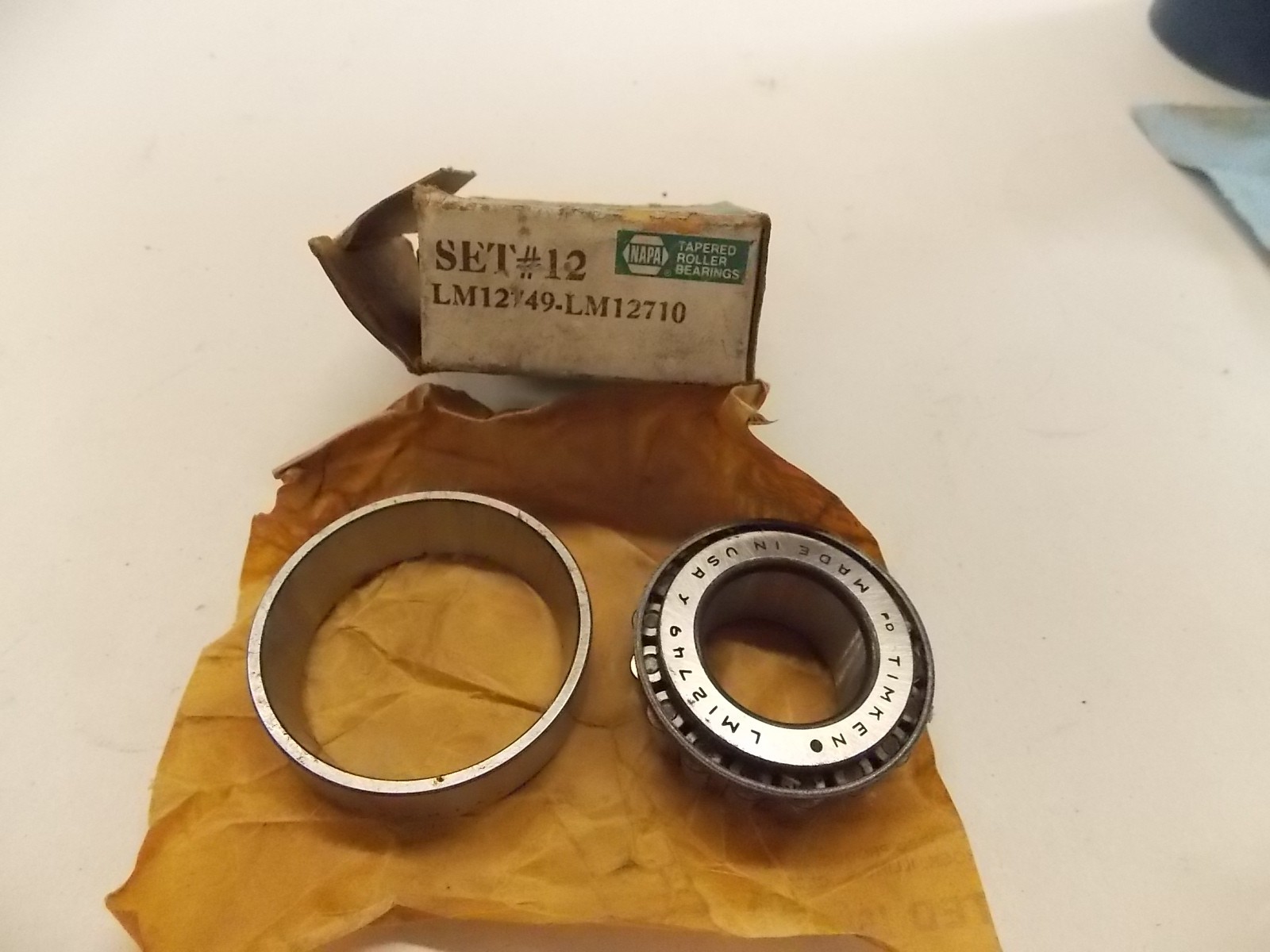 New Timken Tapered Roller Bearing Set #12 LM12749/LM12710 J6