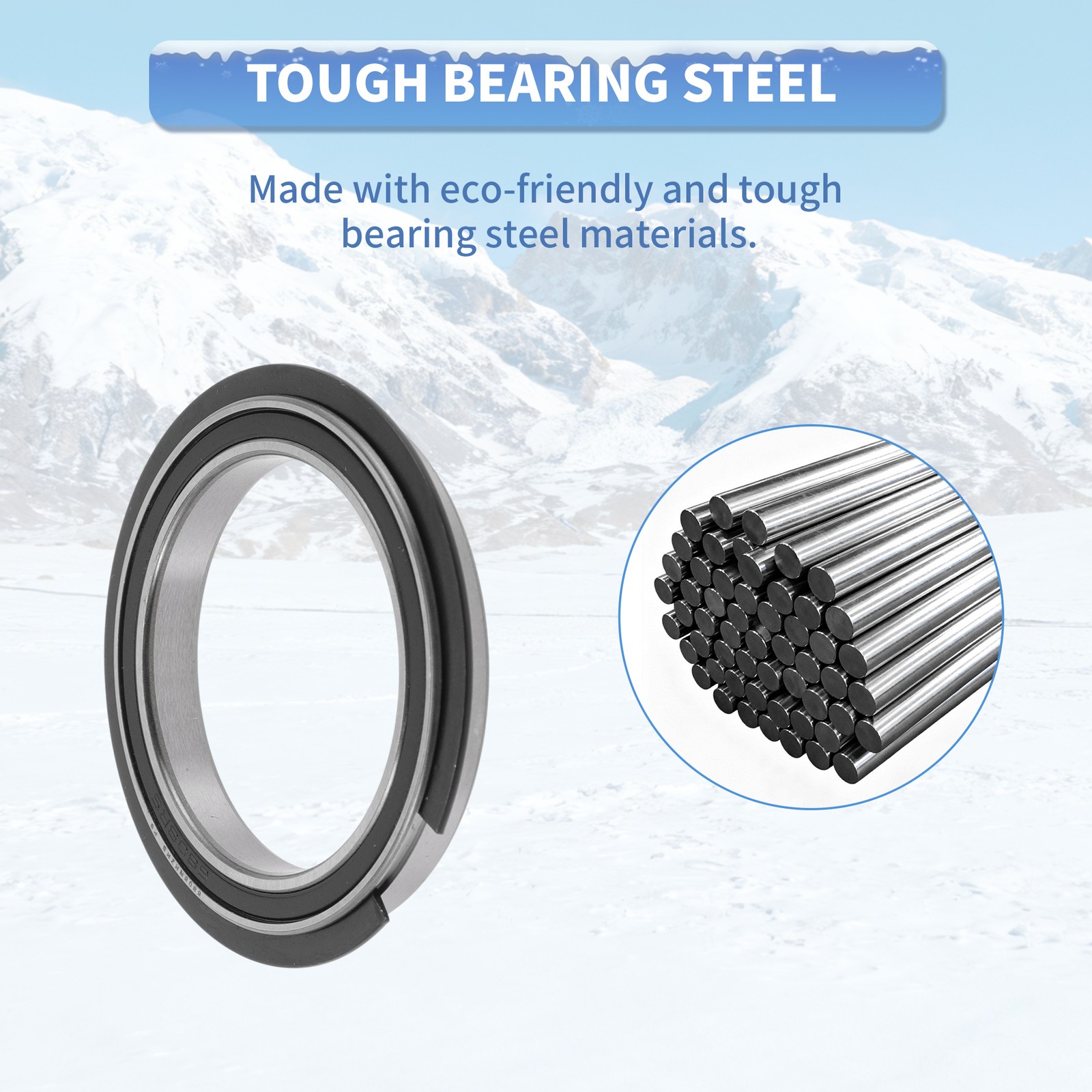 6808NR2RS Deep Groove Ball Bearings 40x52x7mm 1Pc Scooter Skateboard Wheel