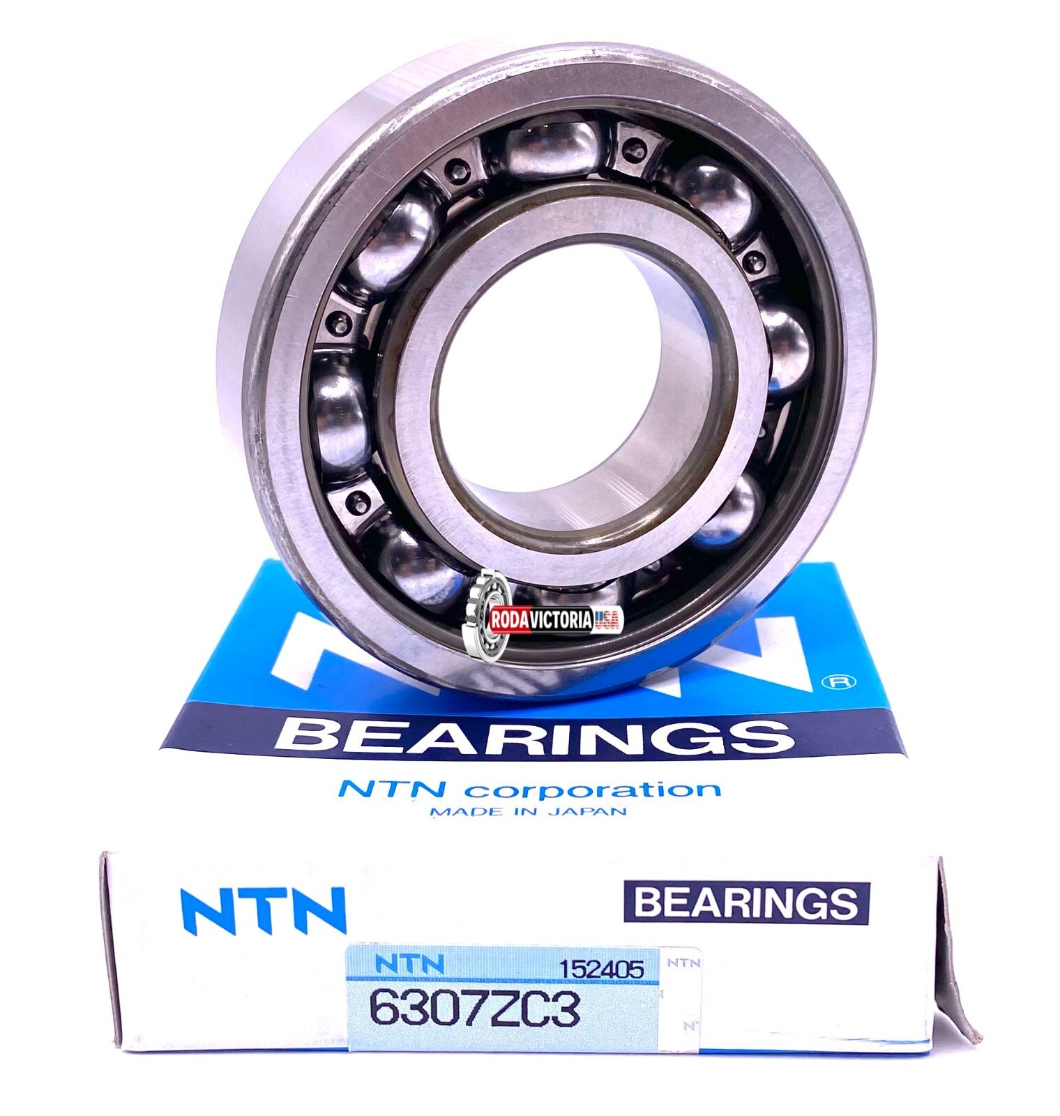 NTN 6307 Z C3 Ball Bearing, Metal Shielded One Side, Open One Side 35x80x21 mm