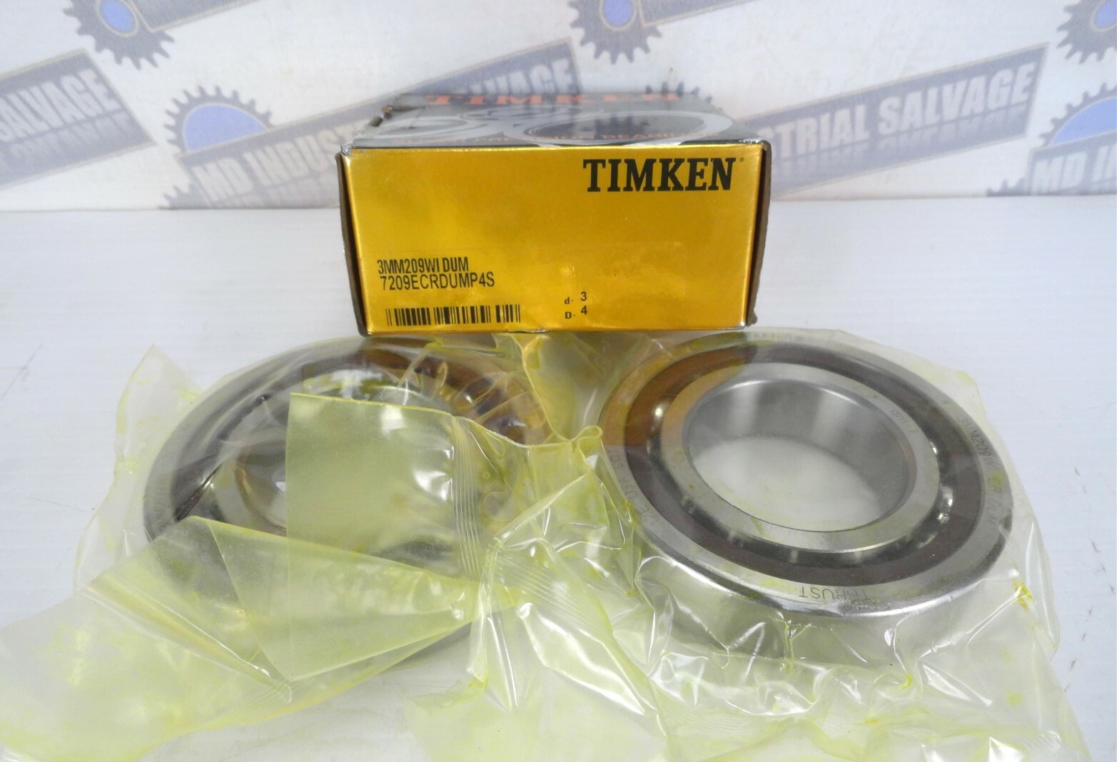 TIMKEN – 3MM209WI DUM Precision Angular Contact Bearings, 45 x 85 x 19mm (NEW)