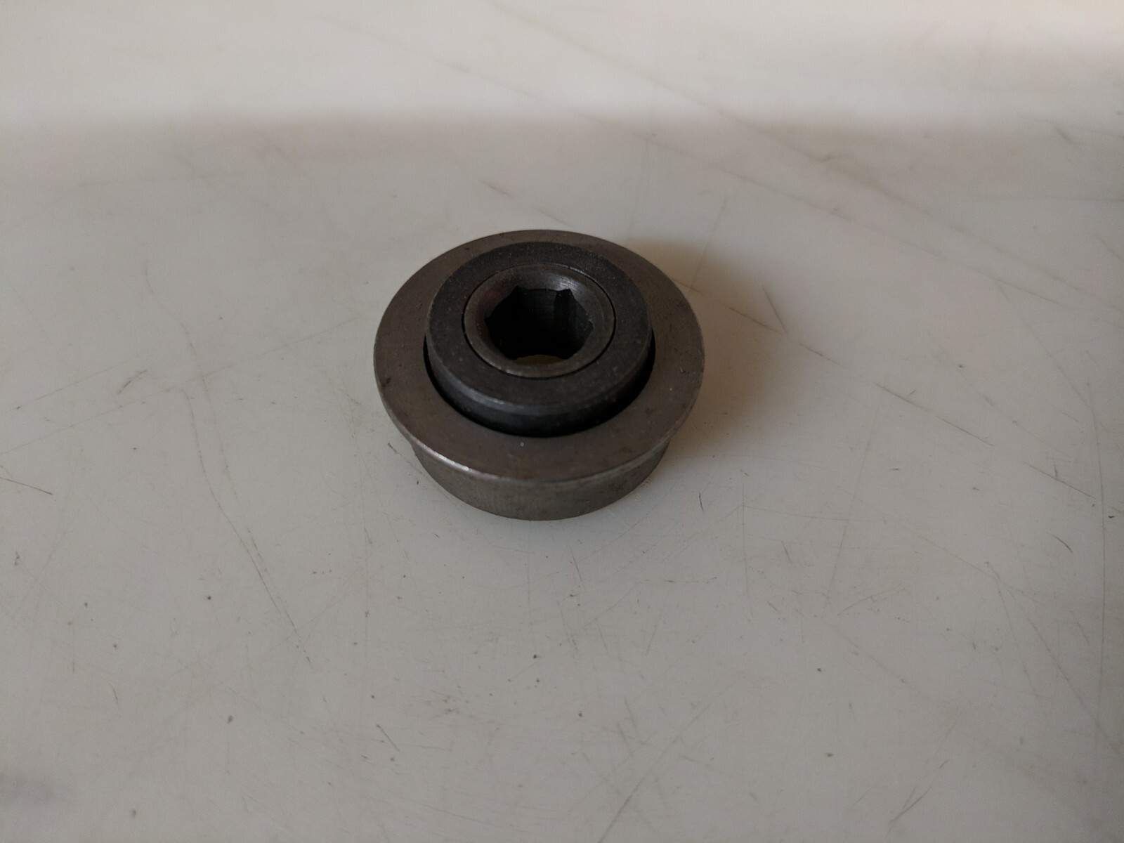 (10 pack) 5/16 hex bore, 1″ OD flanged conveyor bearings *