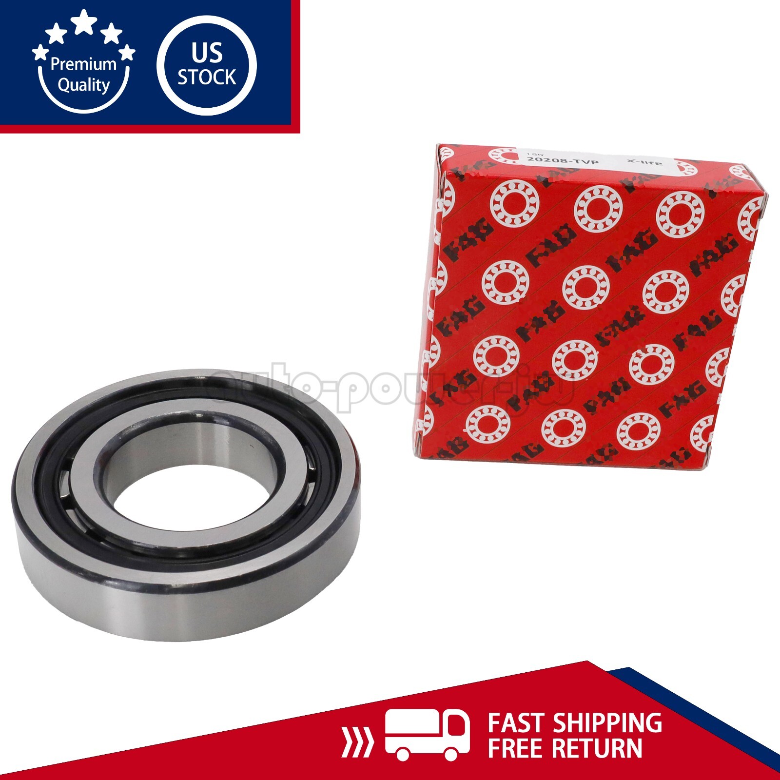 ⭐NEW Fits For FAG 20208 TVP Barrel Roller Bearing 40x80x18mm US