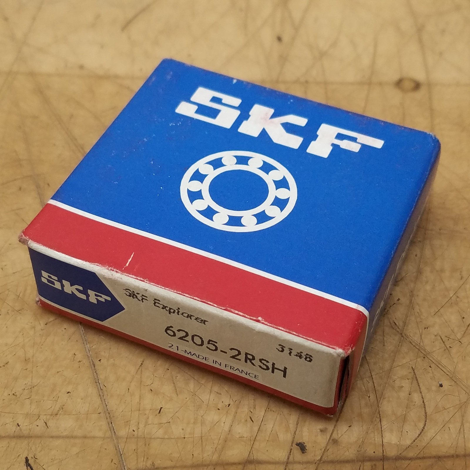 SKF 6205-2RSH Deep Groove Ball Bearing, 25x52x15mm – NEW