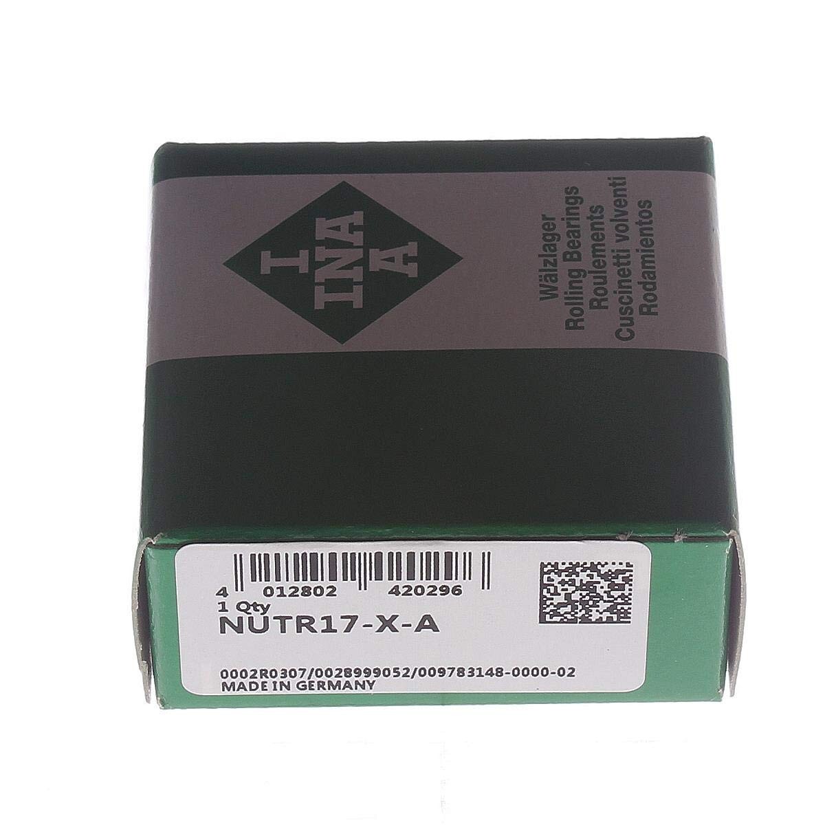 New INA NUTR17 X-A Needle Roller Bearing Made in Germany