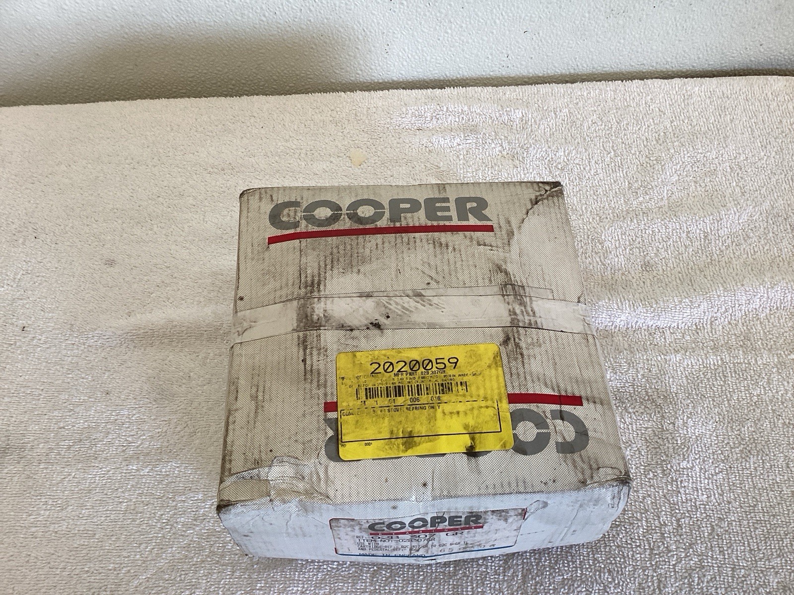 Cooper 02B307GR 02 Series Split Roller Bearing Pillow Block Insert