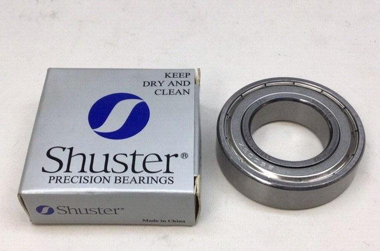 Shuster SS6005ZZ Ball Bearing Deep Groove 25mm ID X 47mm OD X 12mm W Precision