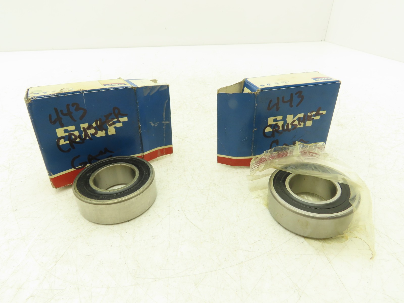 SKF 2205 E-2RS1K Ball Bearing 25mm-ID x 52mm-OD x 18mm-Width Lot Of 2