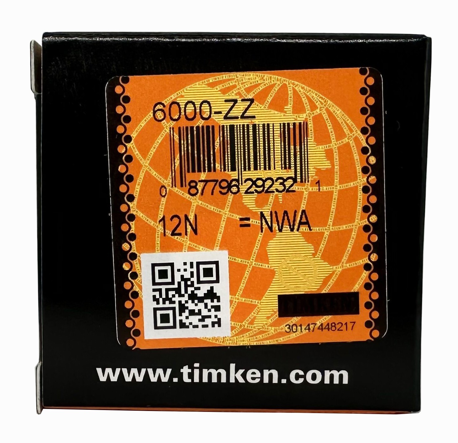 (4 PACK) TIMKEN 6000-ZZ 10X26X8MM Double Metal Seal Ball Bearings 6000ZZ