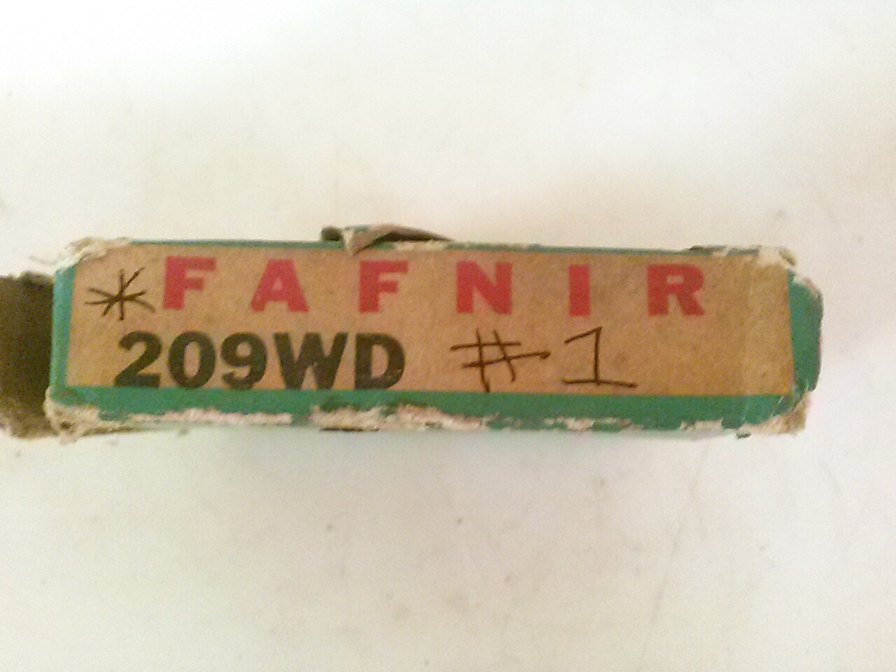 Fafnir (Now Timken) 209WD bearing, made in USA. #1 *