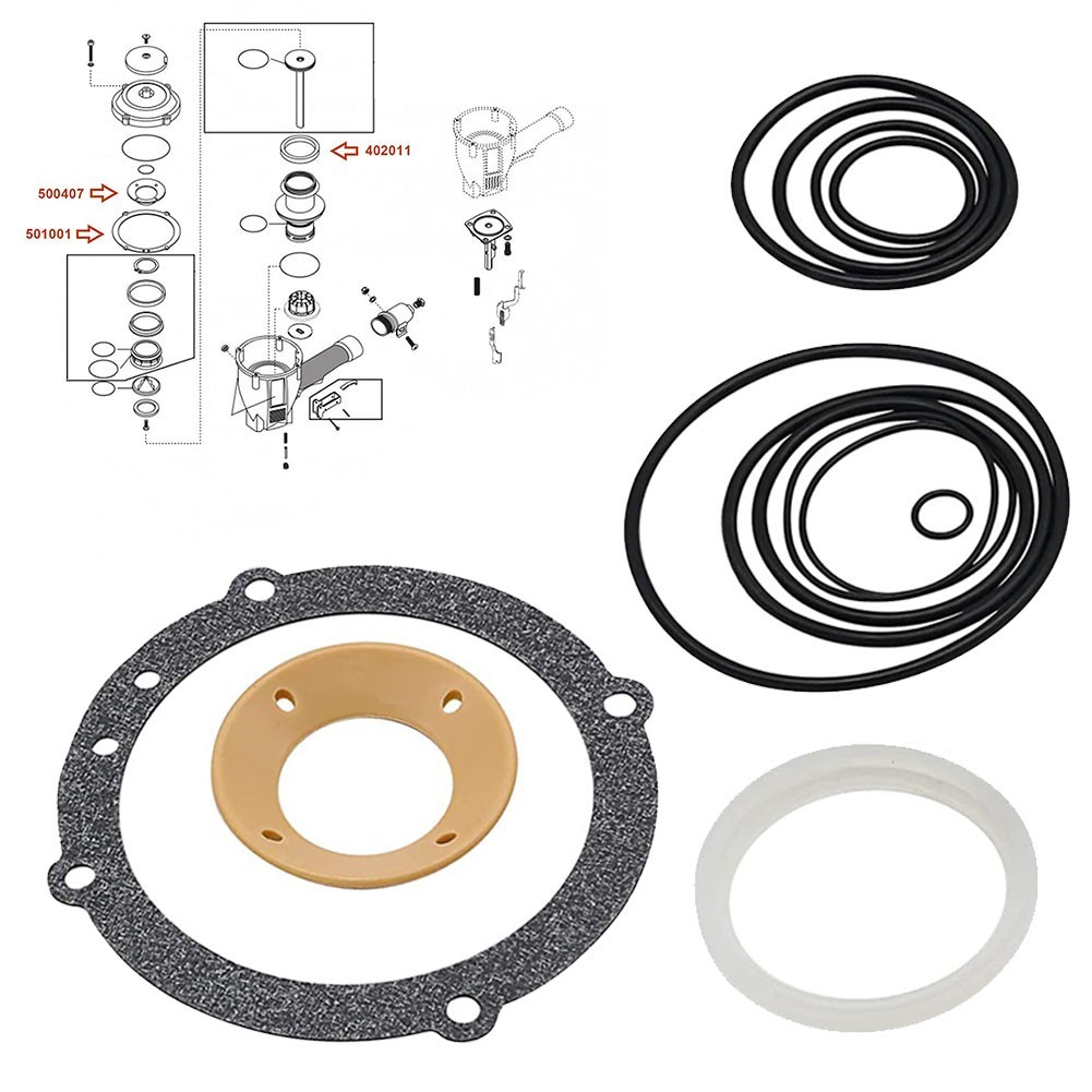 O-Ring Rebuild Kit F350S Cylinder Seal 501001 Cap Gasket Main Valve Spring500407