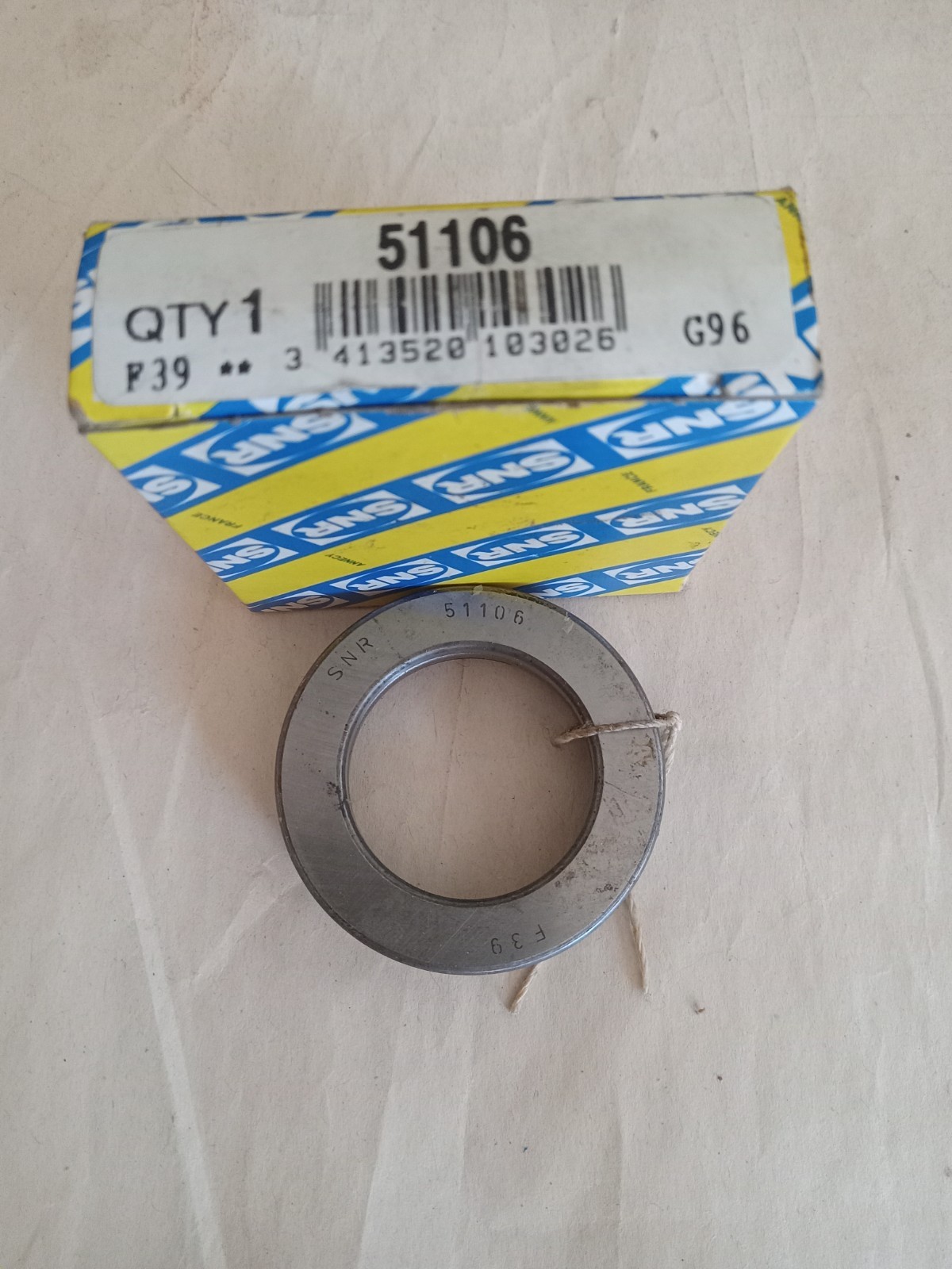 SNR 51106 Thrust Ball Bearing