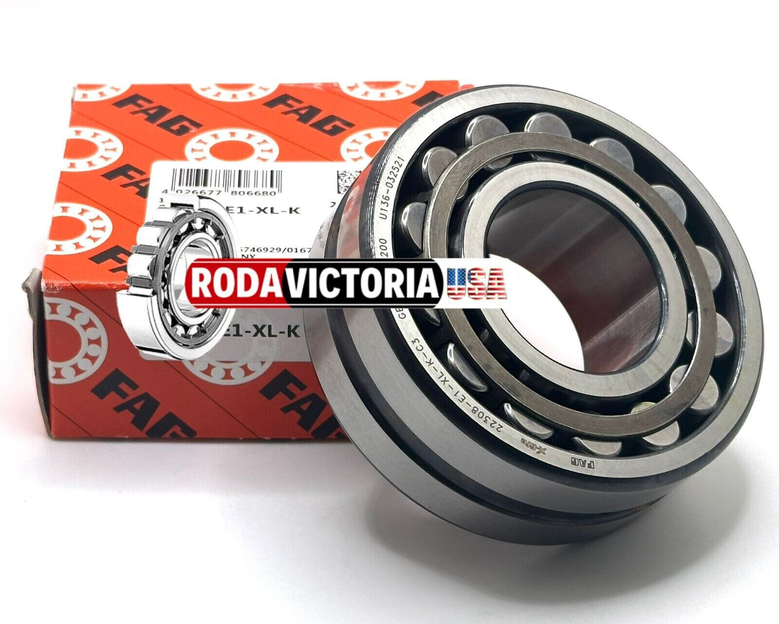 FAG GERMANY 22308 E1 XL C3 SPHERICAL ROLLER BEARING 90x90x33mm