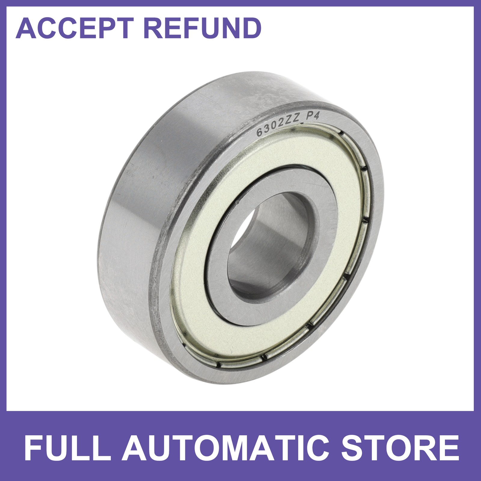 6302ZZ Deep Groove Ball Bearings P4 15x42x13mm Scooter Skateboard Wheel
