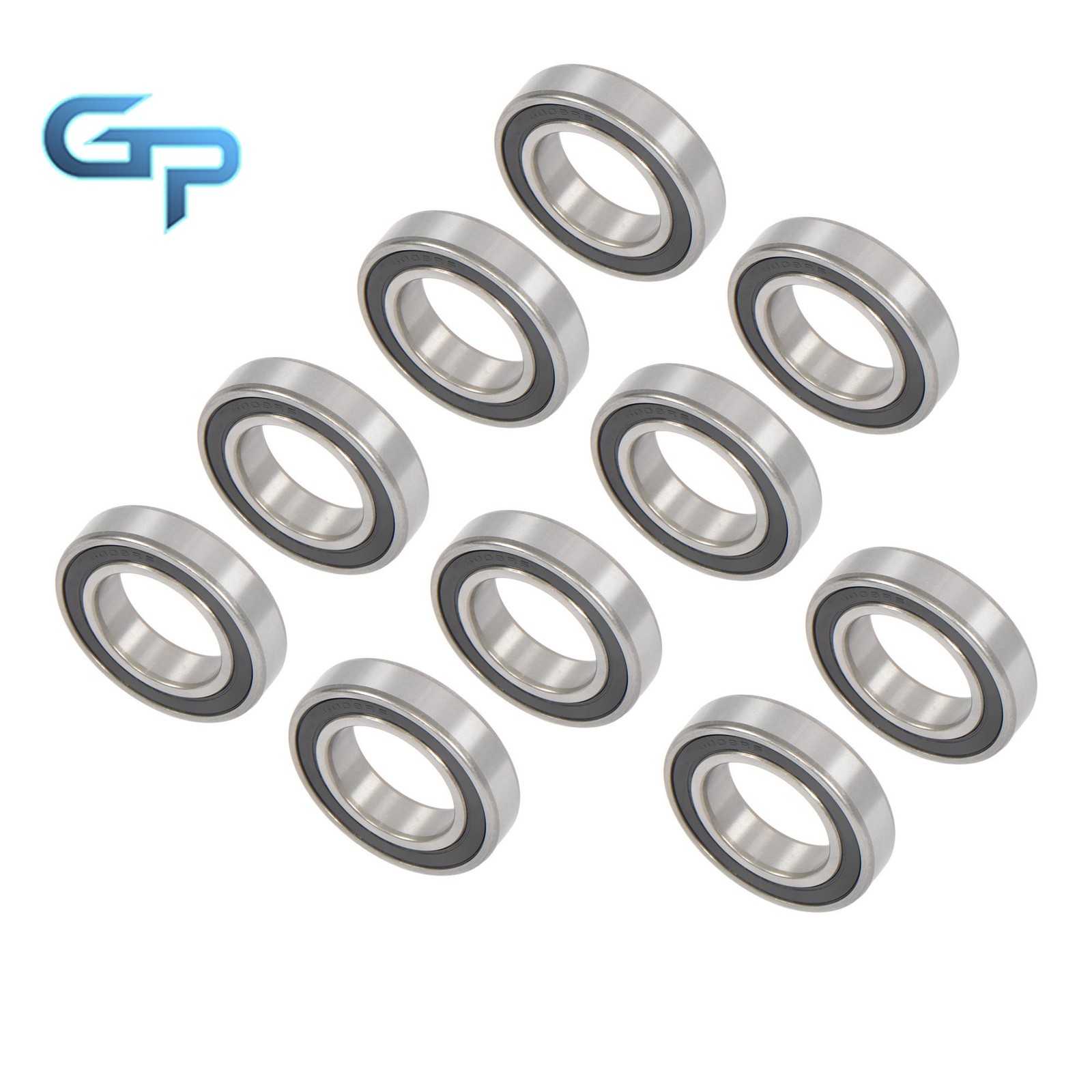 10pcs 6008-2RS 40x68x15mm Bearings Rubber Sealed Complete Set