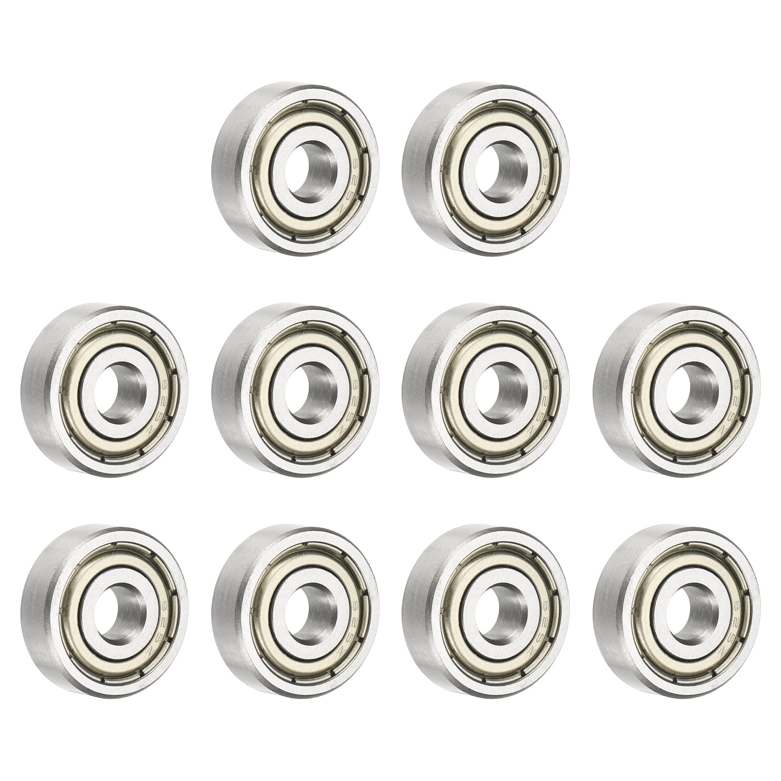 10 Pcs 625ZZ Deep Groove Ball Bearings, 5x16x5mm Double Shield Bearing