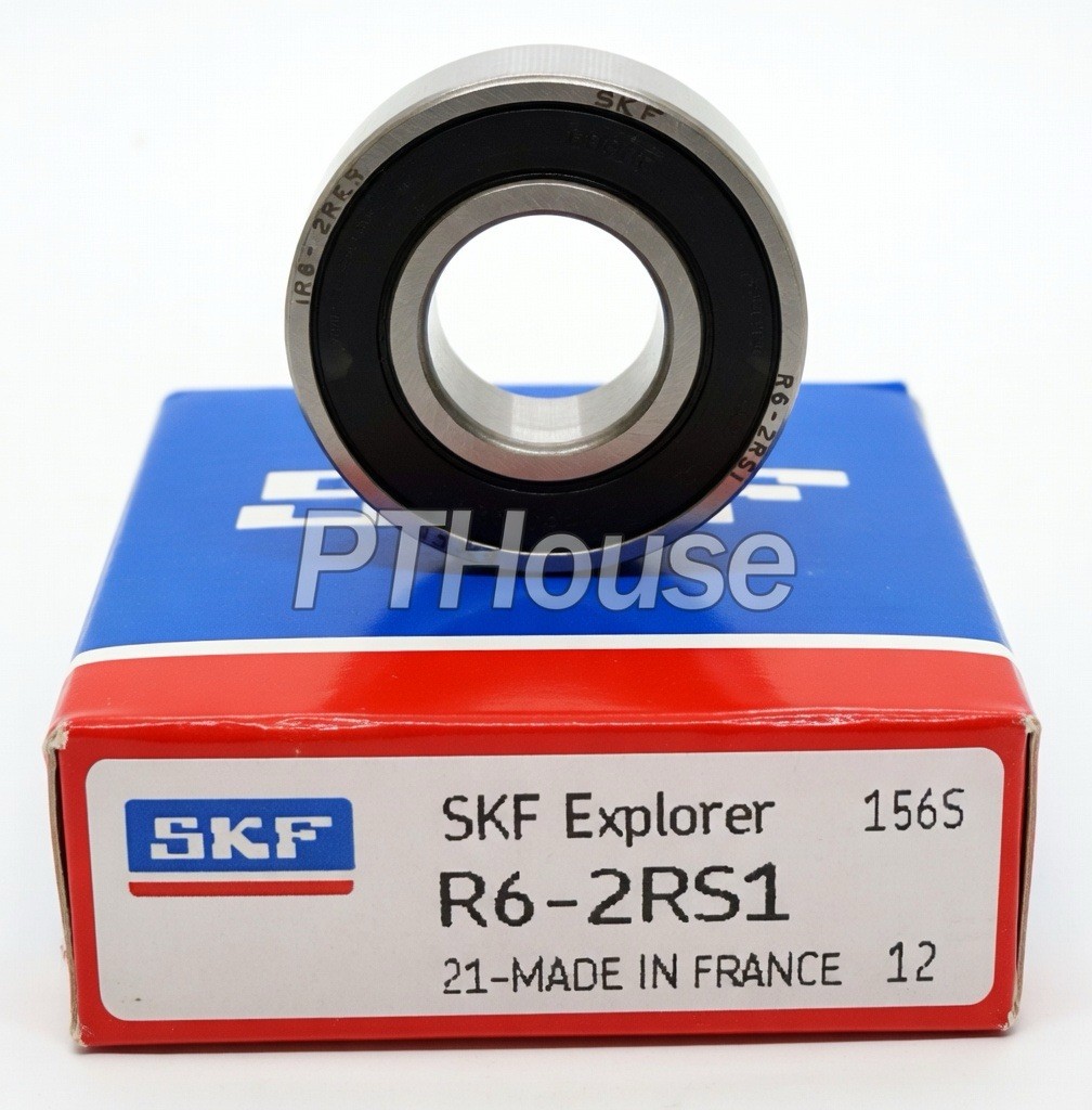 R6 2RS1 SKF Deep Groove Ball Bearing -Made In France – 3/8″x7/8″x9/32″mm