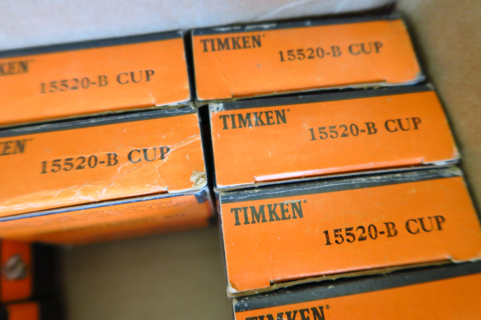 Timken 15520-B Taper Bearing Cup NOS USA
