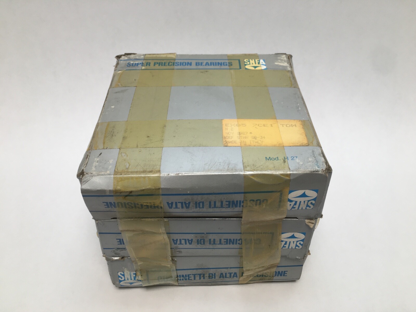 SNFA EX85-7CE1TDM Bearing 85x130x22 mm 7017-C EX-85-7-CE-1-TDM ABEC7 3 Pcs