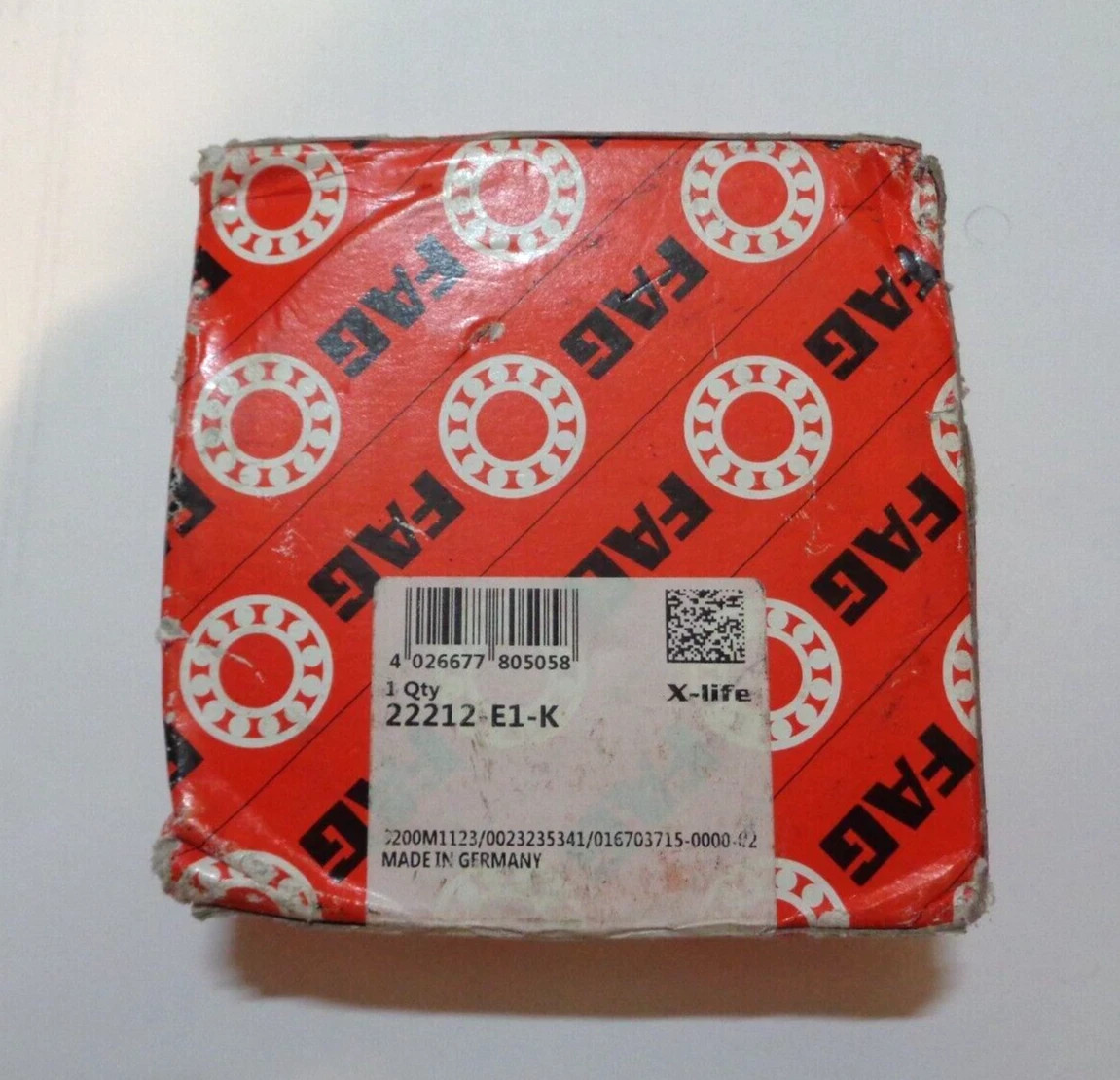 FAG 22212 E1 XL K Spherical Roller Bearing 22212K 60mmx110mmx28mm Schaeffler
