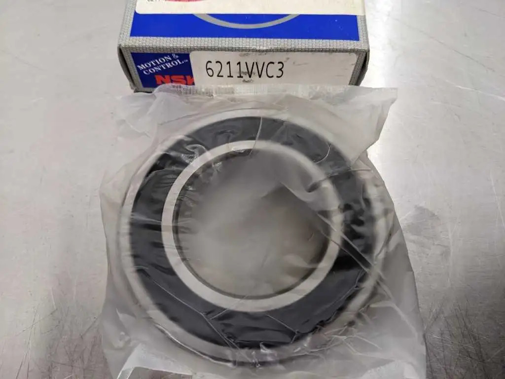 NSK 6211VVC3 Radial/Deep Groove Ball Bearing 55mm ID 100mm OD 21mm Wide AS2S 505