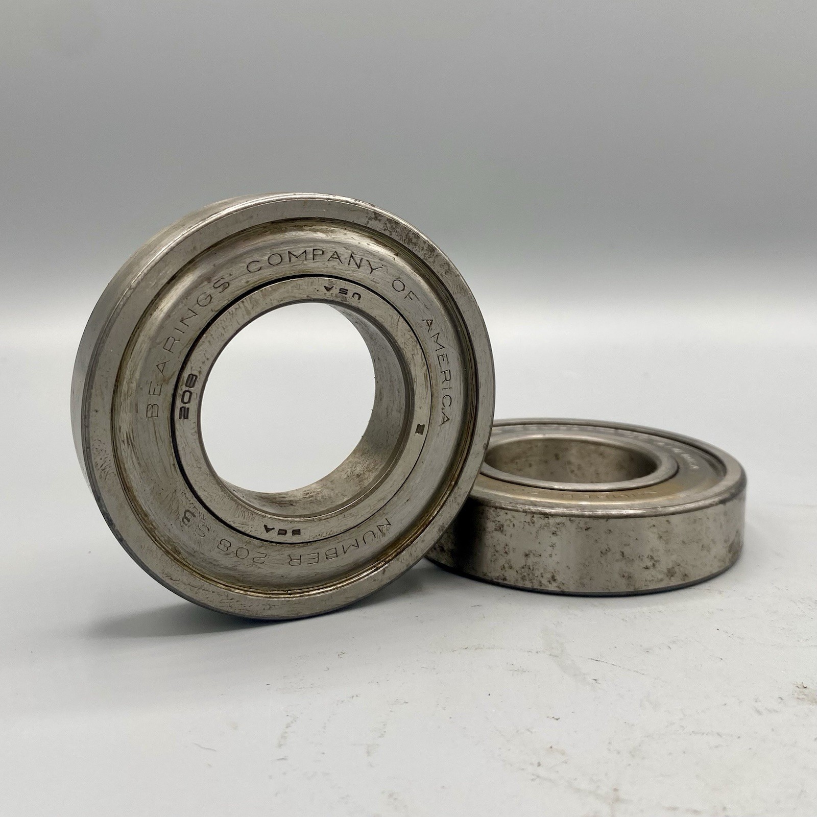 New Open Box, BCA 208S Ball Bearing Deep Groove 40 X 80 X 18mm (Lot Of 2)